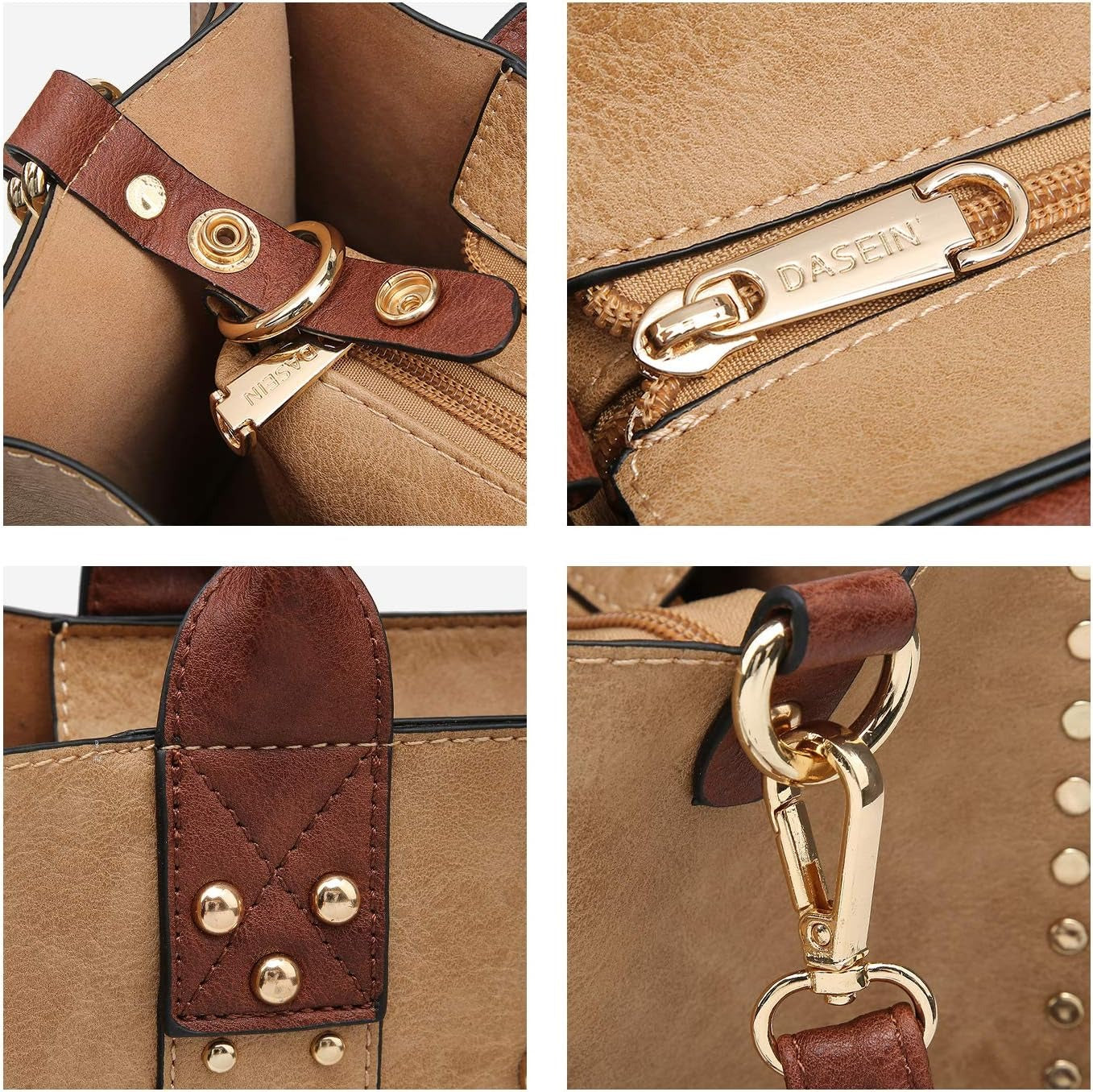 Purses Handbags for Women Tote Wallet Set Top Handle Satchel Shoulder Hobo Bag 3pcs