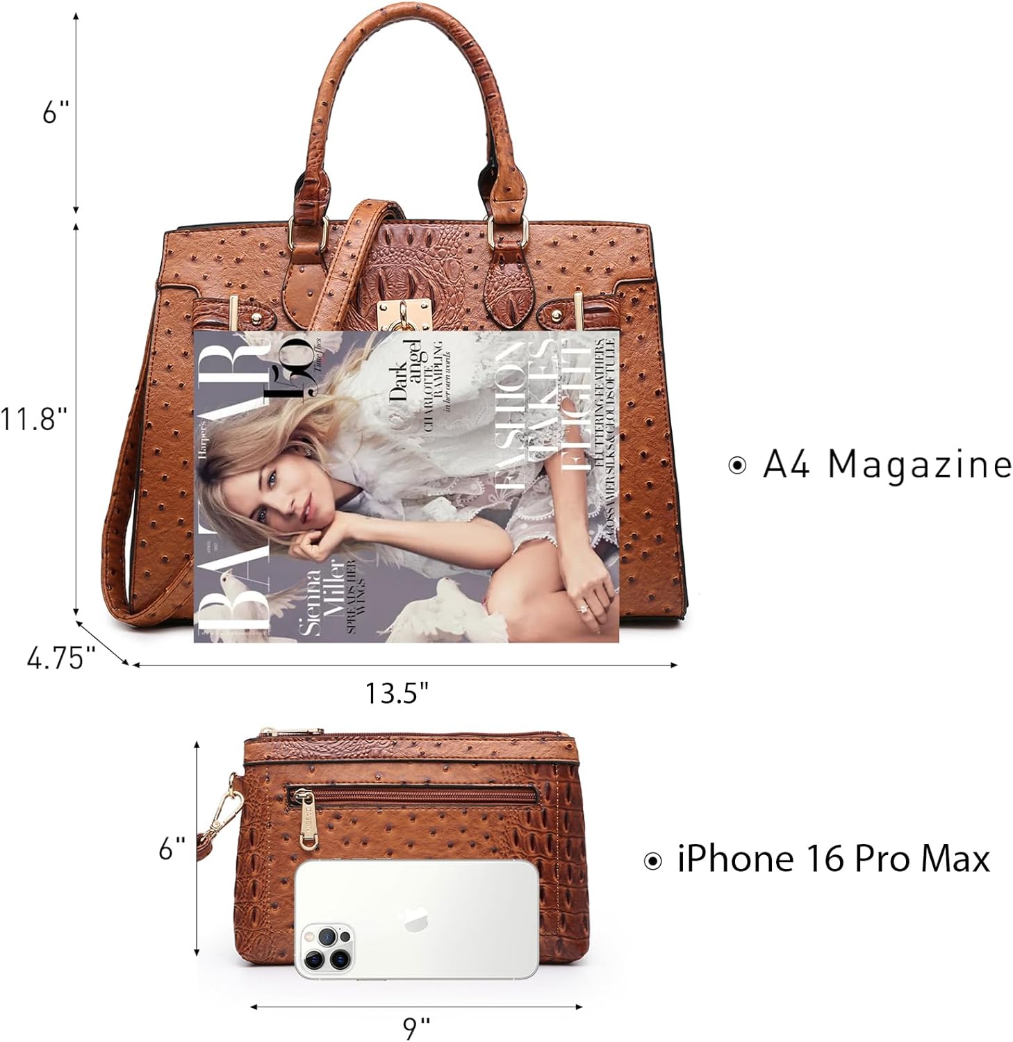 Women Handbags and Purses Ladies Shoulder Bag Top Handle Satchel Tote Work Bag