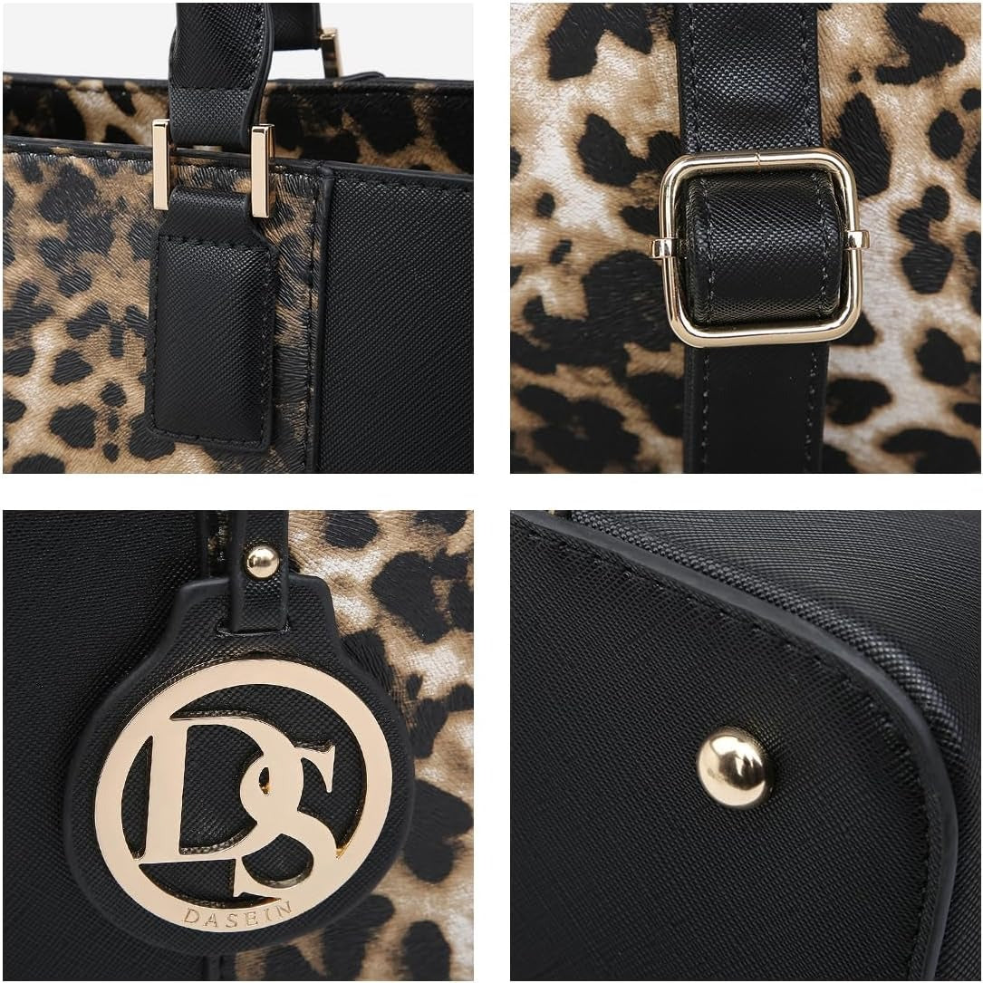 Satchel Purse Handbag for Women Large Shoulder Work Tote Bag With Matching Wallet