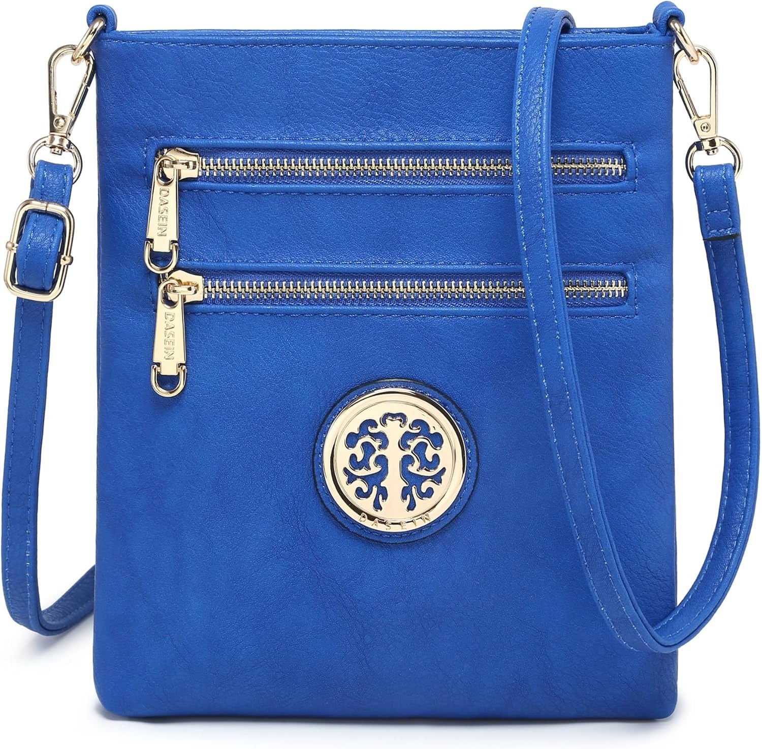 Women Small Crossbody Bag Lightweight Shoulder Purses Multi Zipper Pockets Phone Purse Handbag