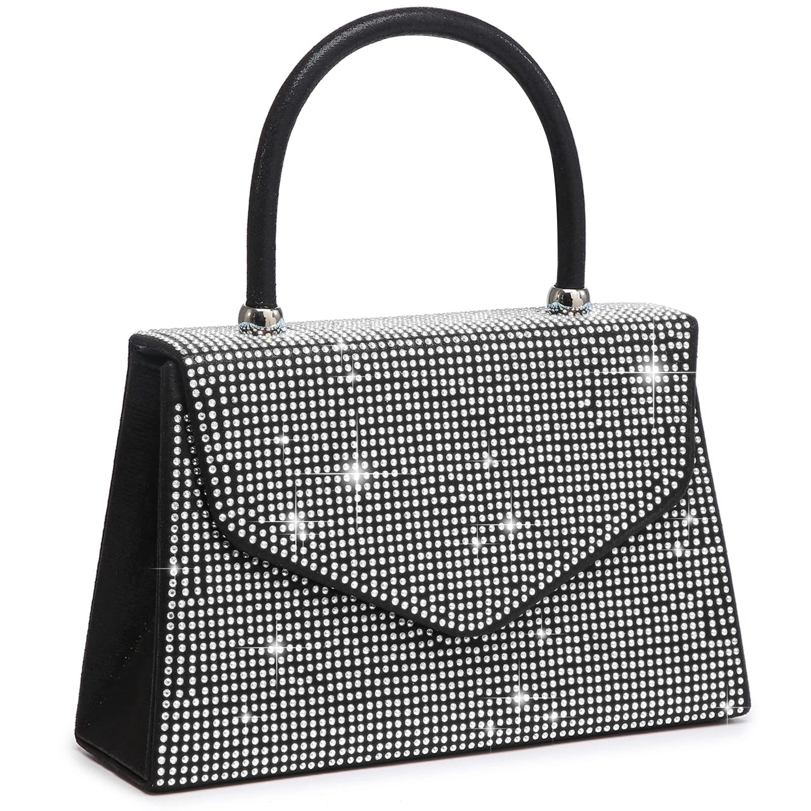 Women's Evening Bag Party Clutches Wedding Purses Cocktail Prom Handbags with Frosted Glittering