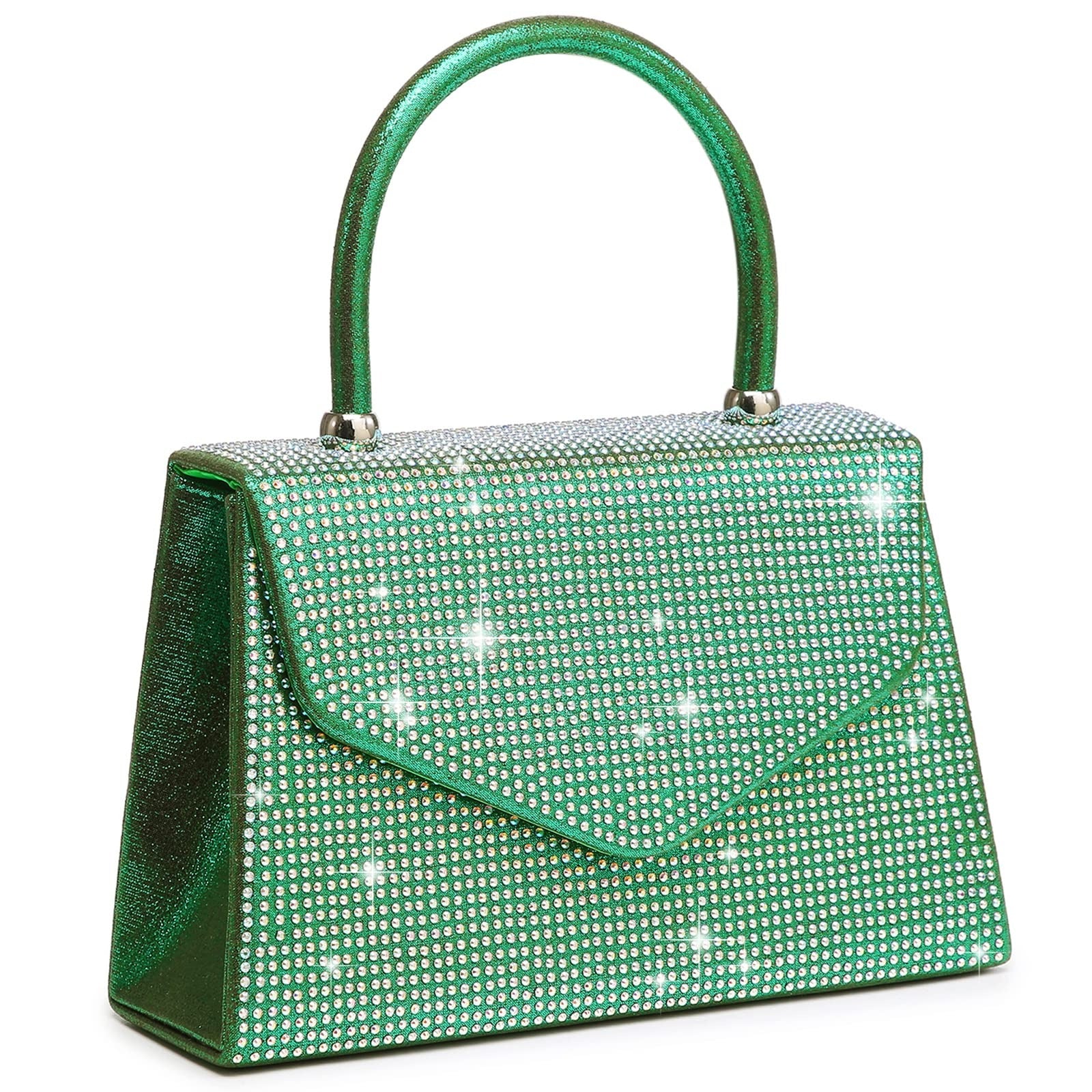 Women's Evening Bag Party Clutches Wedding Purses Cocktail Prom Handbags with Frosted Glittering