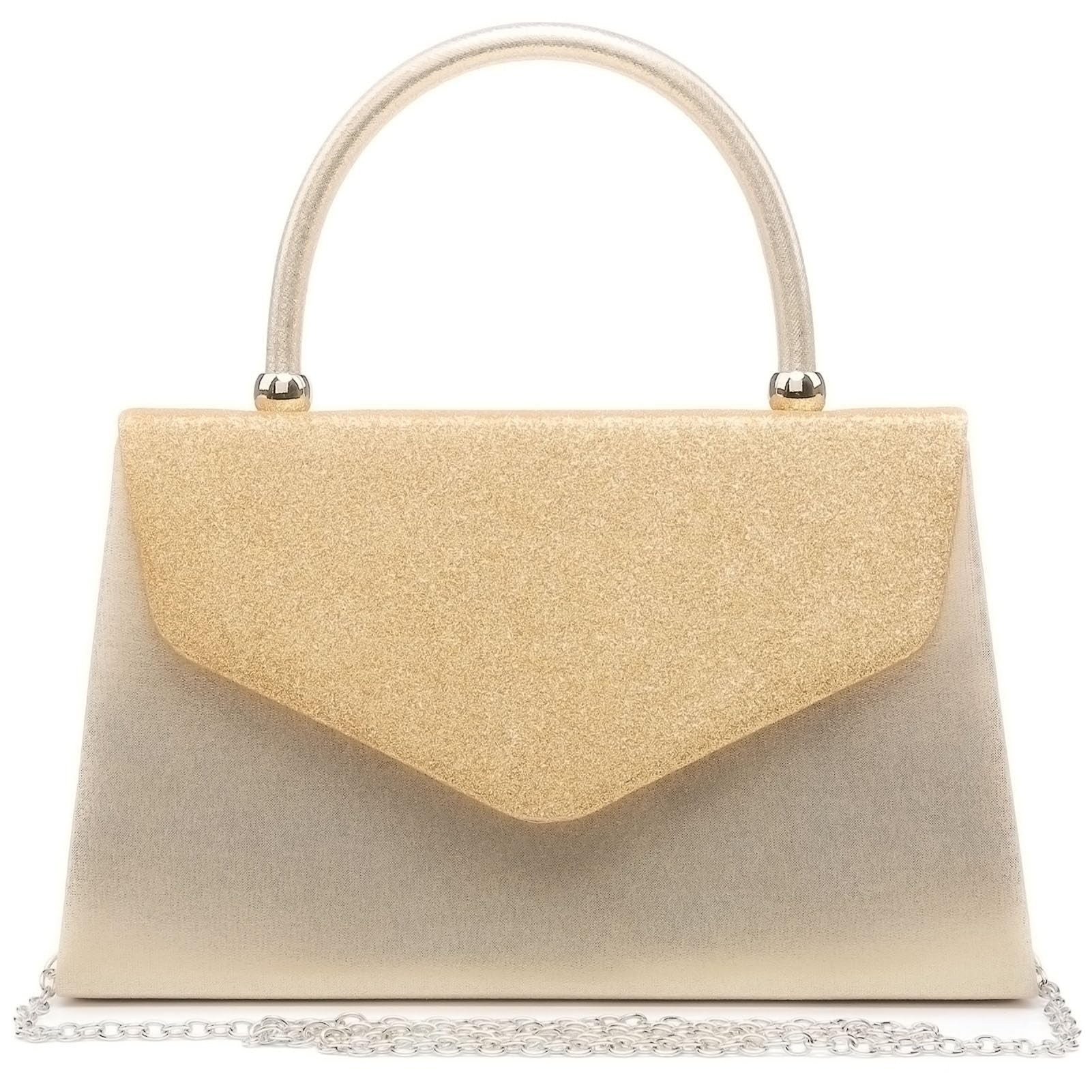 Women's Evening Bag Party Clutches Wedding Purses Cocktail Prom Handbags with Frosted Glittering