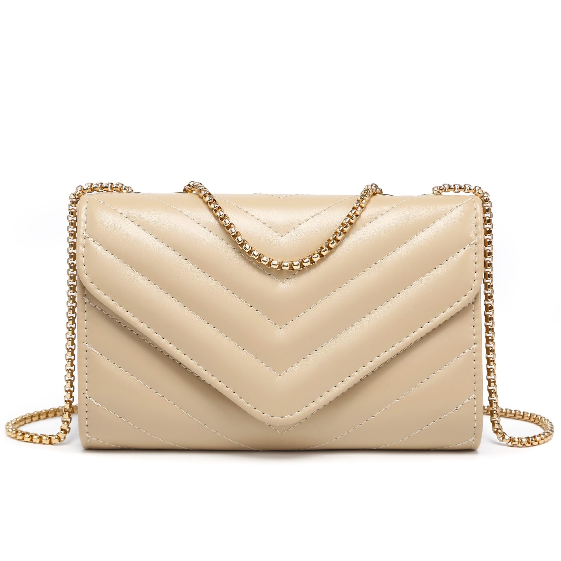Women Small Quilted Crossbody Bags Stylish Designer Evening Bag Clutch Purses and Handbags with Chain Shoulder Strap