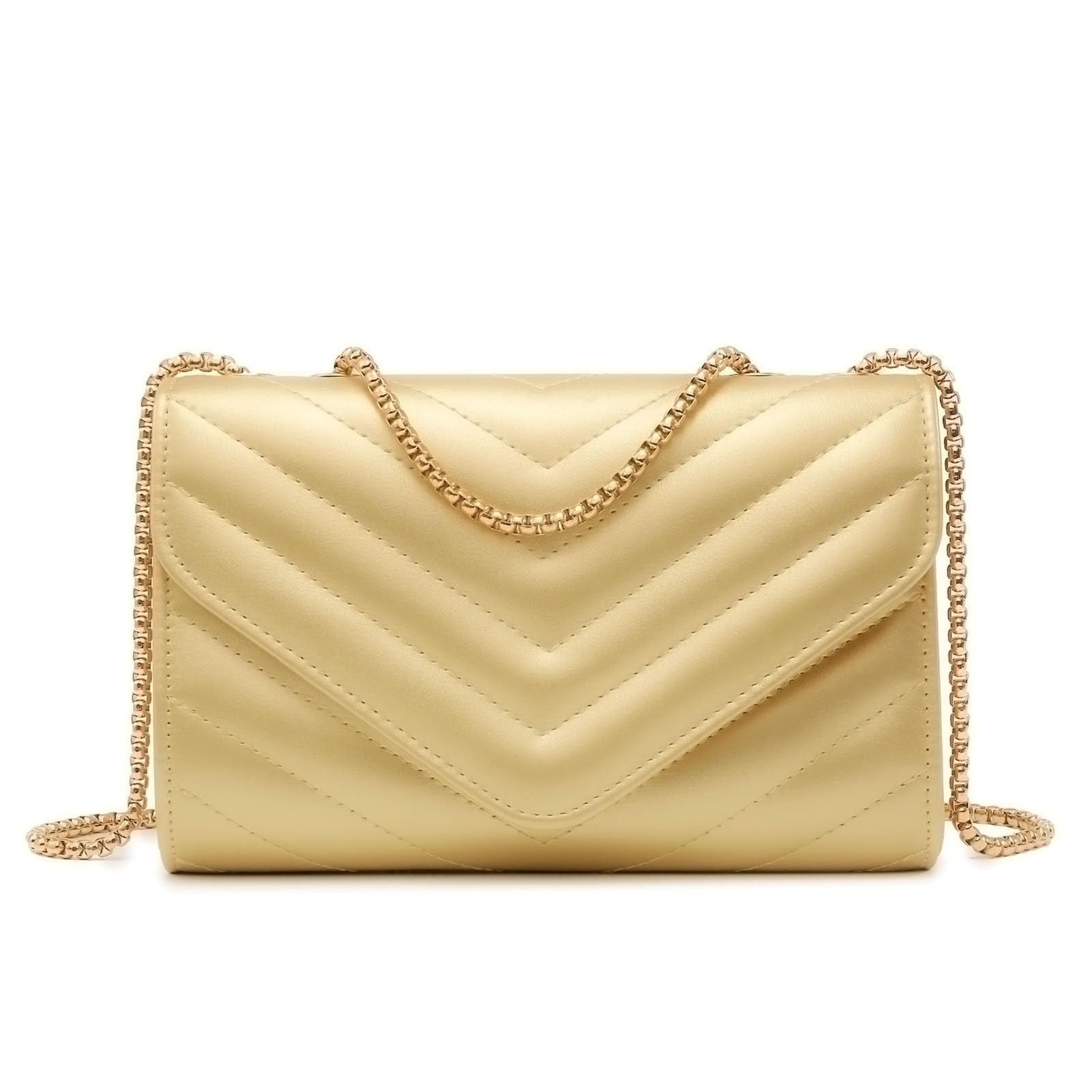 Women Small Quilted Crossbody Bags Stylish Designer Evening Bag Clutch Purses and Handbags with Chain Shoulder Strap