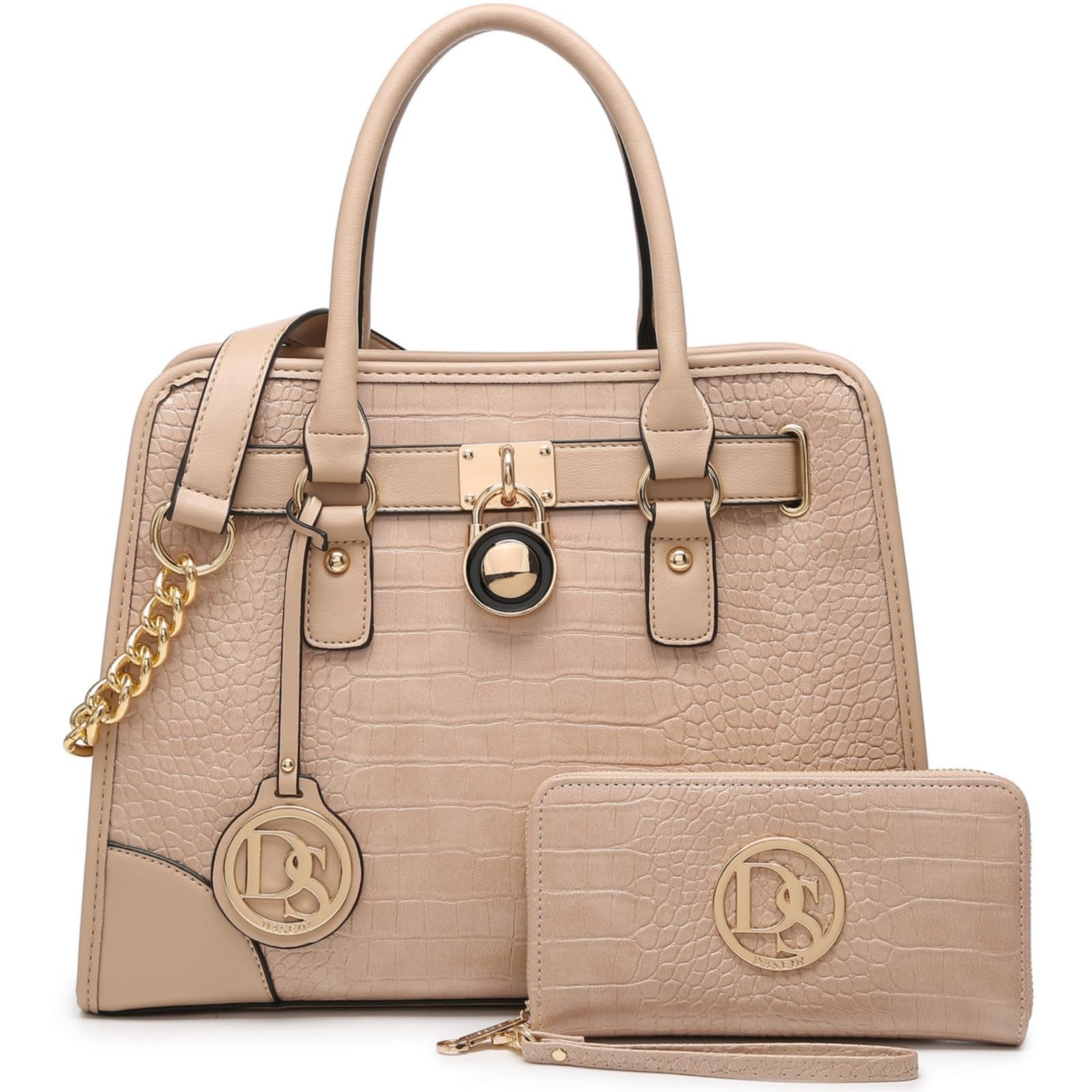 Women Handbags Top Handle Satchel Purse Shoulder Bag Hobo Bag Work Bag Set 2pcs