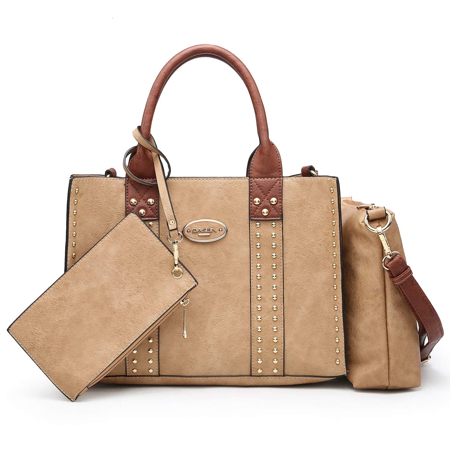 Purses Handbags for Women Tote Wallet Set Top Handle Satchel Shoulder Hobo Bag 3pcs