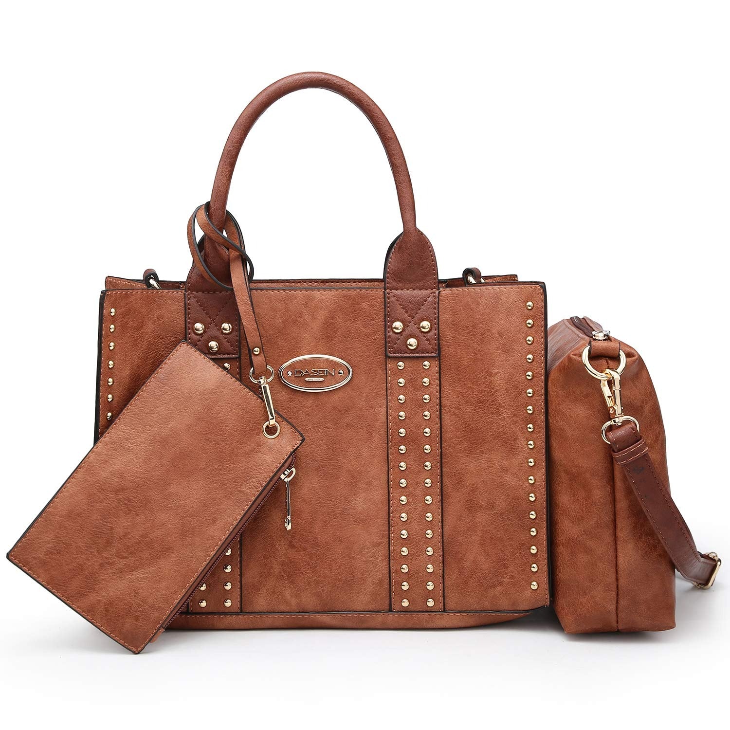 Purses Handbags for Women Tote Wallet Set Top Handle Satchel Shoulder Hobo Bag 3pcs