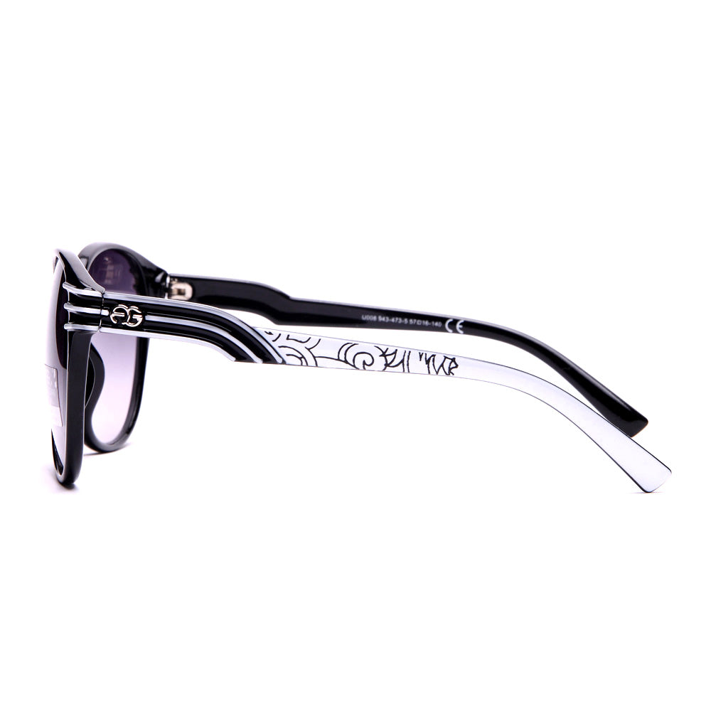 Dasein Classic Round Frame Fashion Polarized Sunglasses