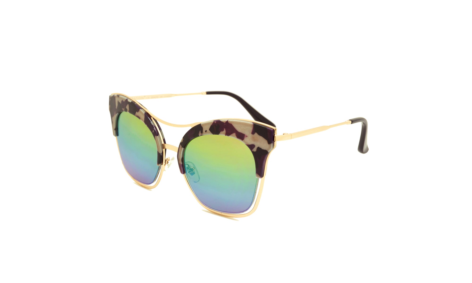 Dasein Women's Retro Polarized Cat Eye Sunglasses