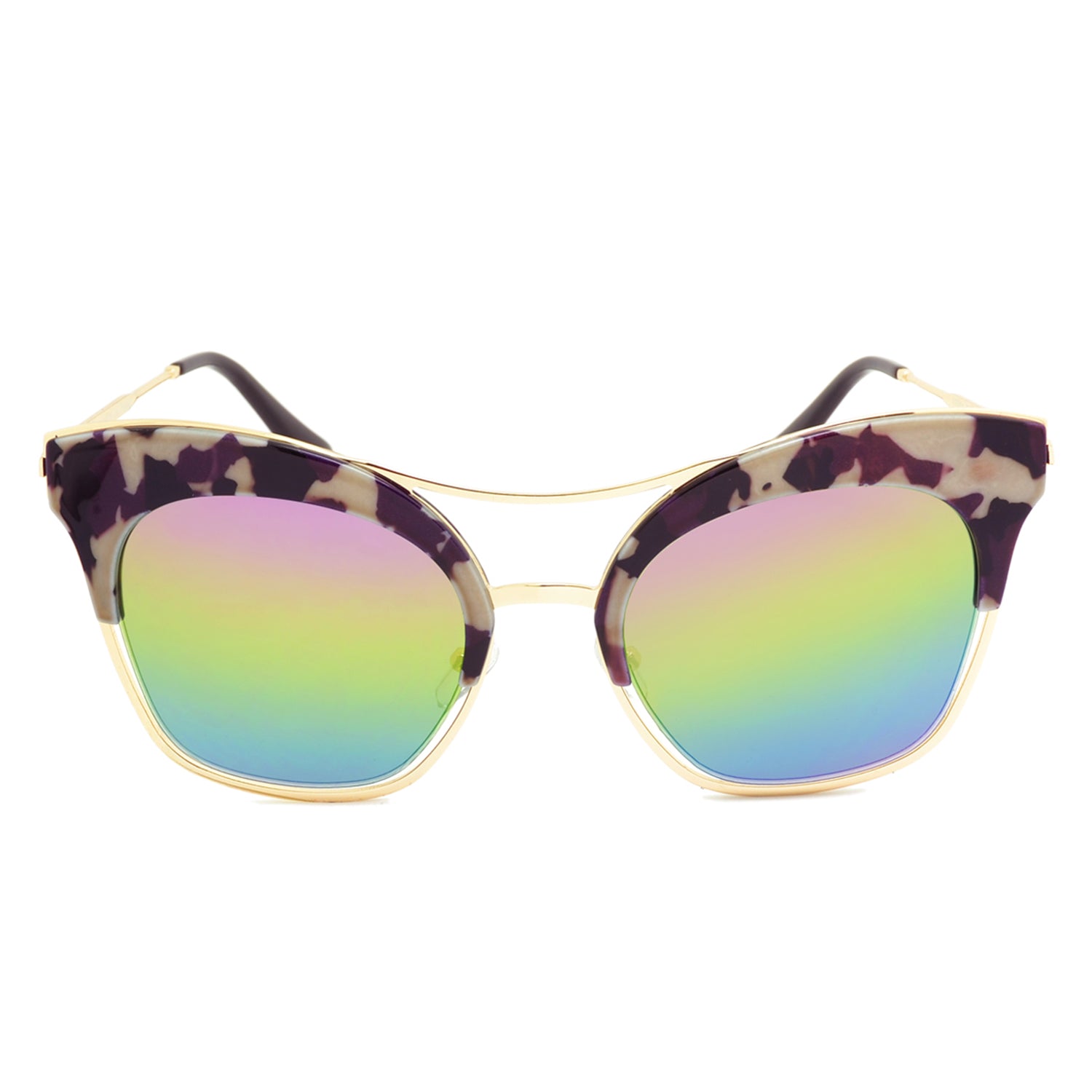 Dasein Women's Retro Polarized Cat Eye Sunglasses