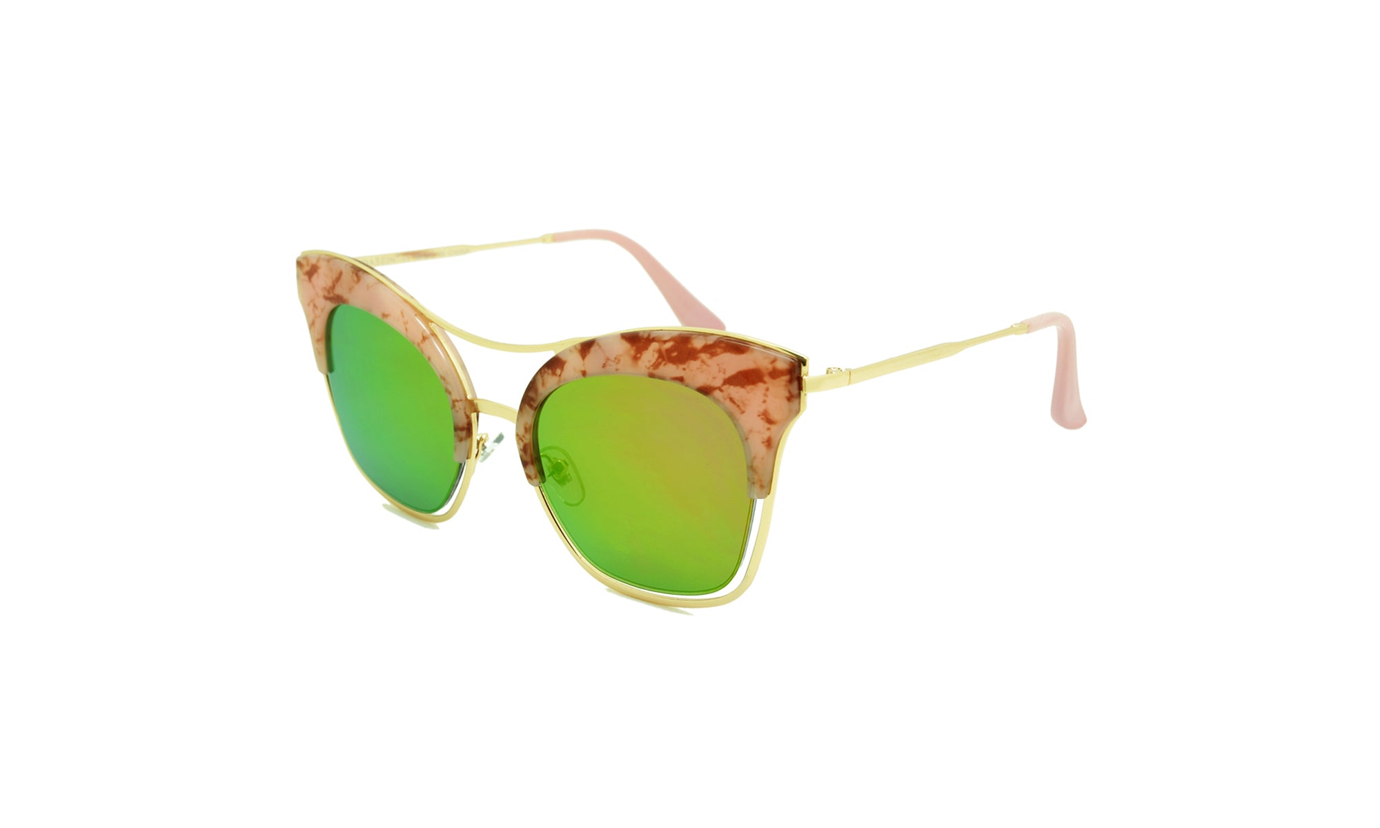 Dasein Women's Retro Polarized Cat Eye Sunglasses