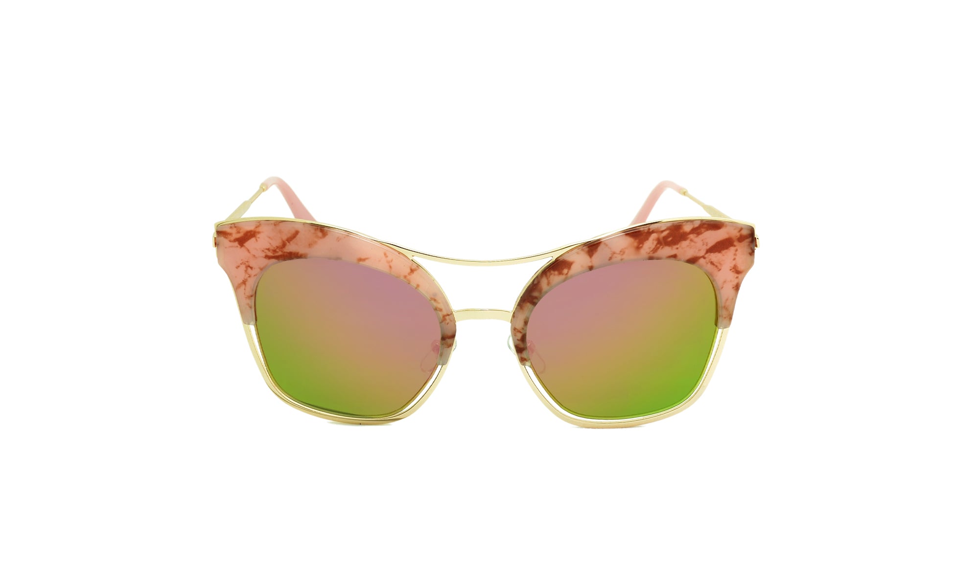 Dasein Women's Retro Polarized Cat Eye Sunglasses