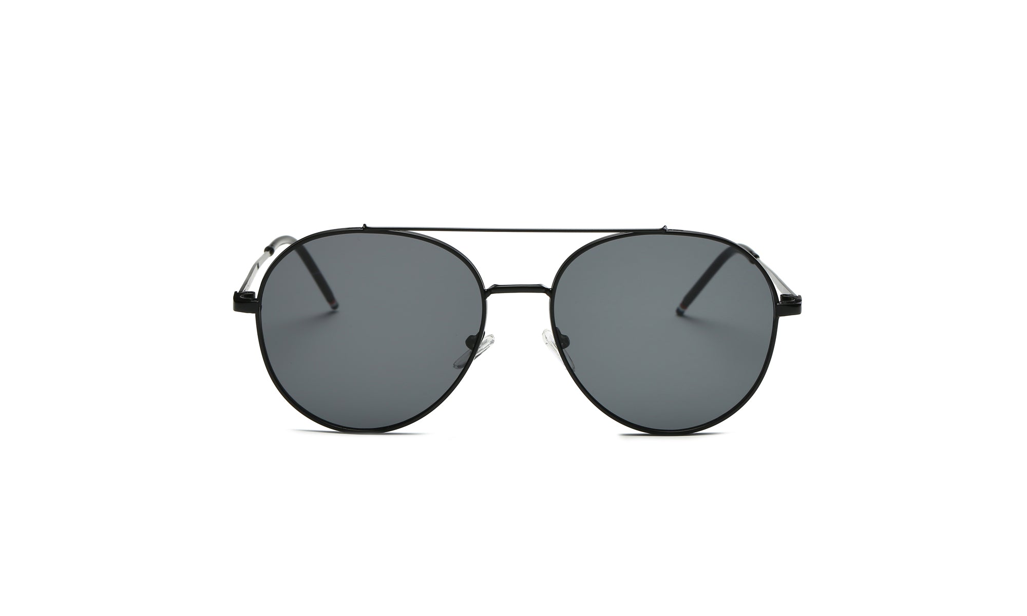 Women's Classic Metal Sunglasses Colorful Round Lens Aviator Glasses