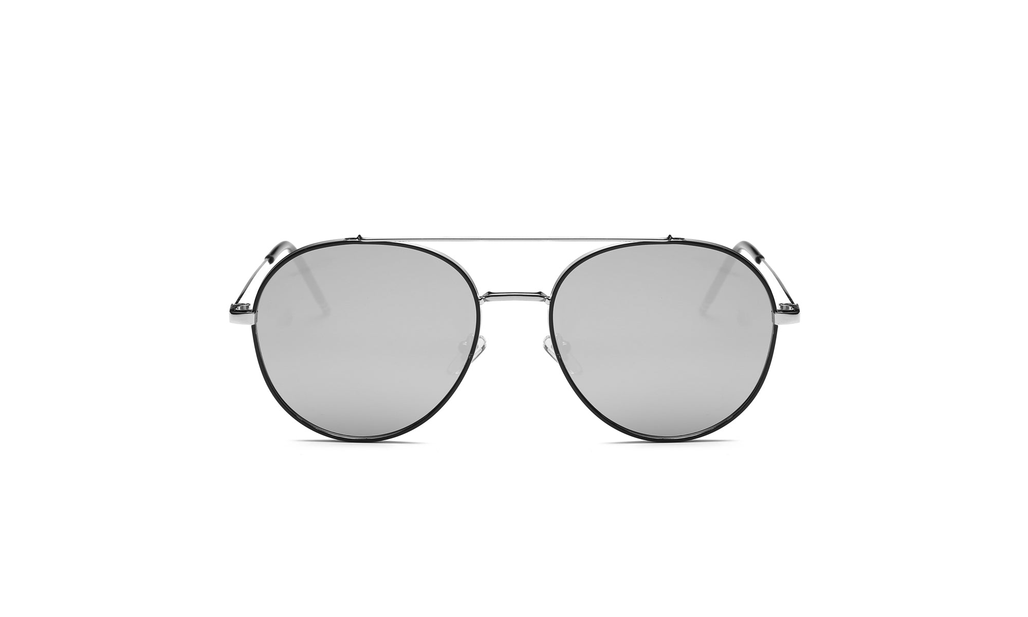 Women's Classic Metal Sunglasses Colorful Round Lens Aviator Glasses