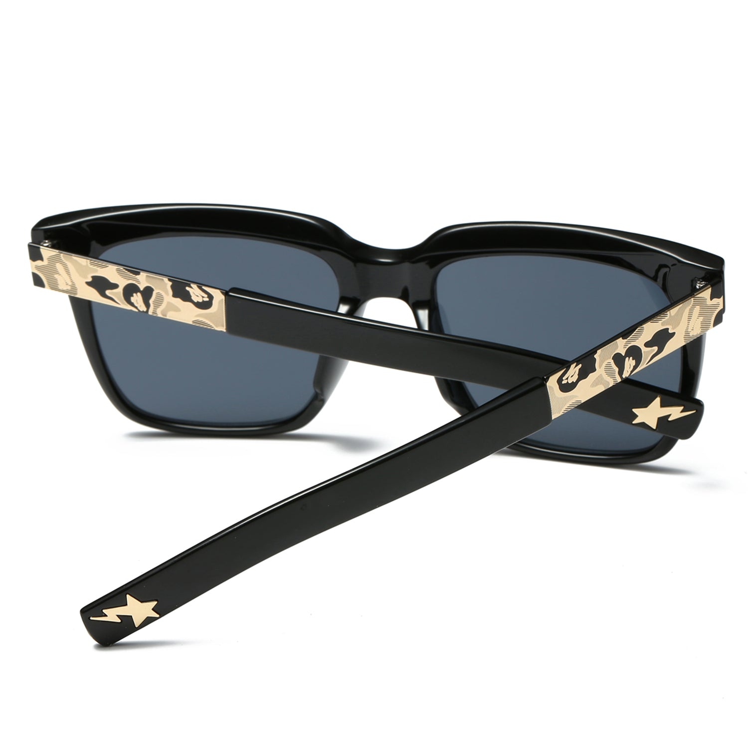 Dasein Fashion Style UV Polarized Sunglasses with Wool-like Frame