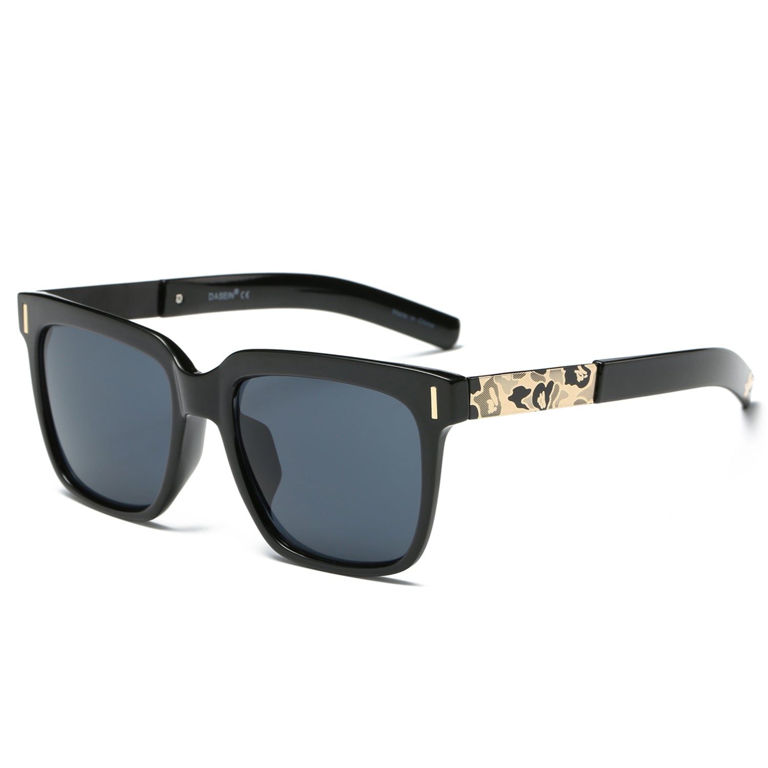 Dasein Fashion Style UV Polarized Sunglasses with Wool-like Frame