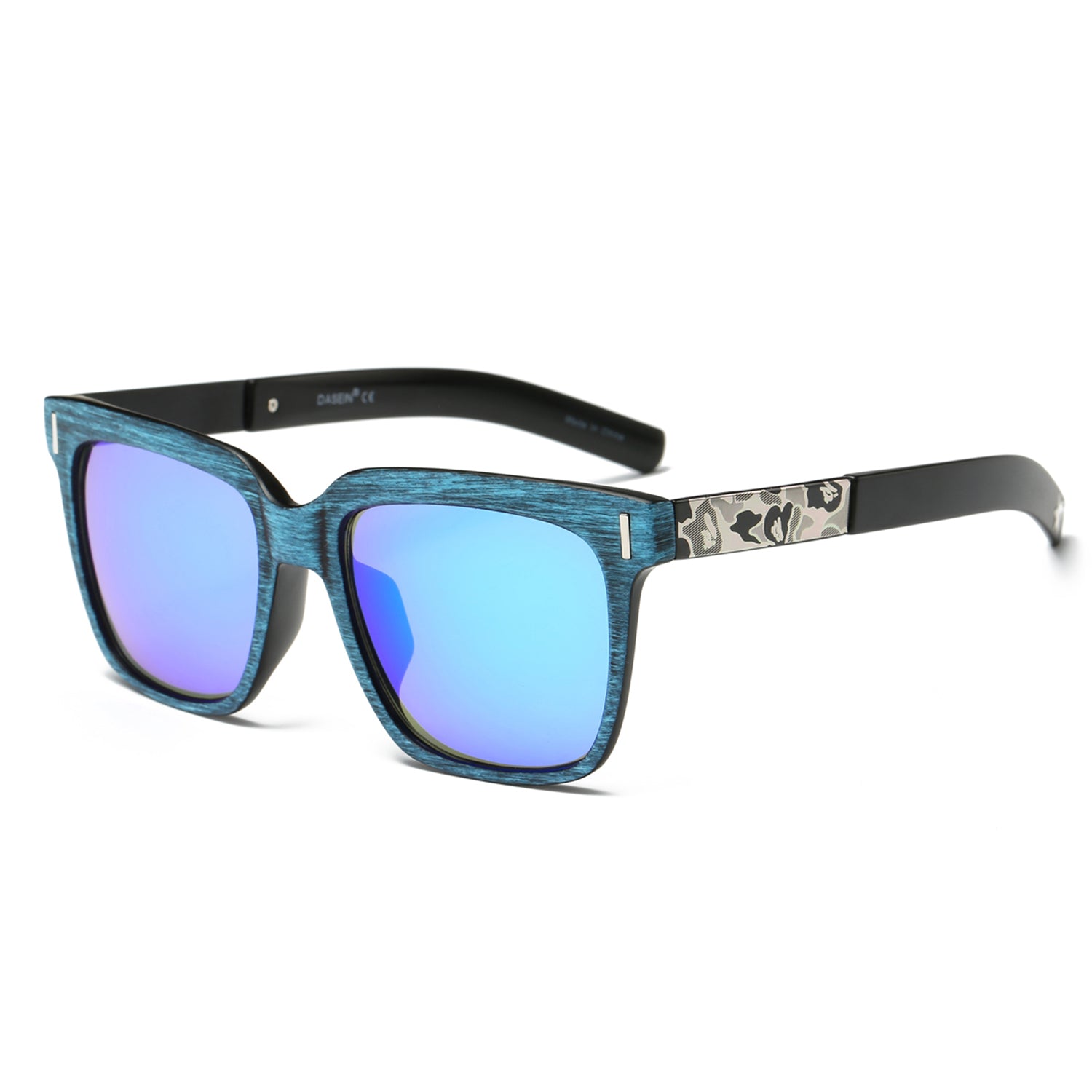 Dasein Fashion Style UV Polarized Sunglasses with Wool-like Frame
