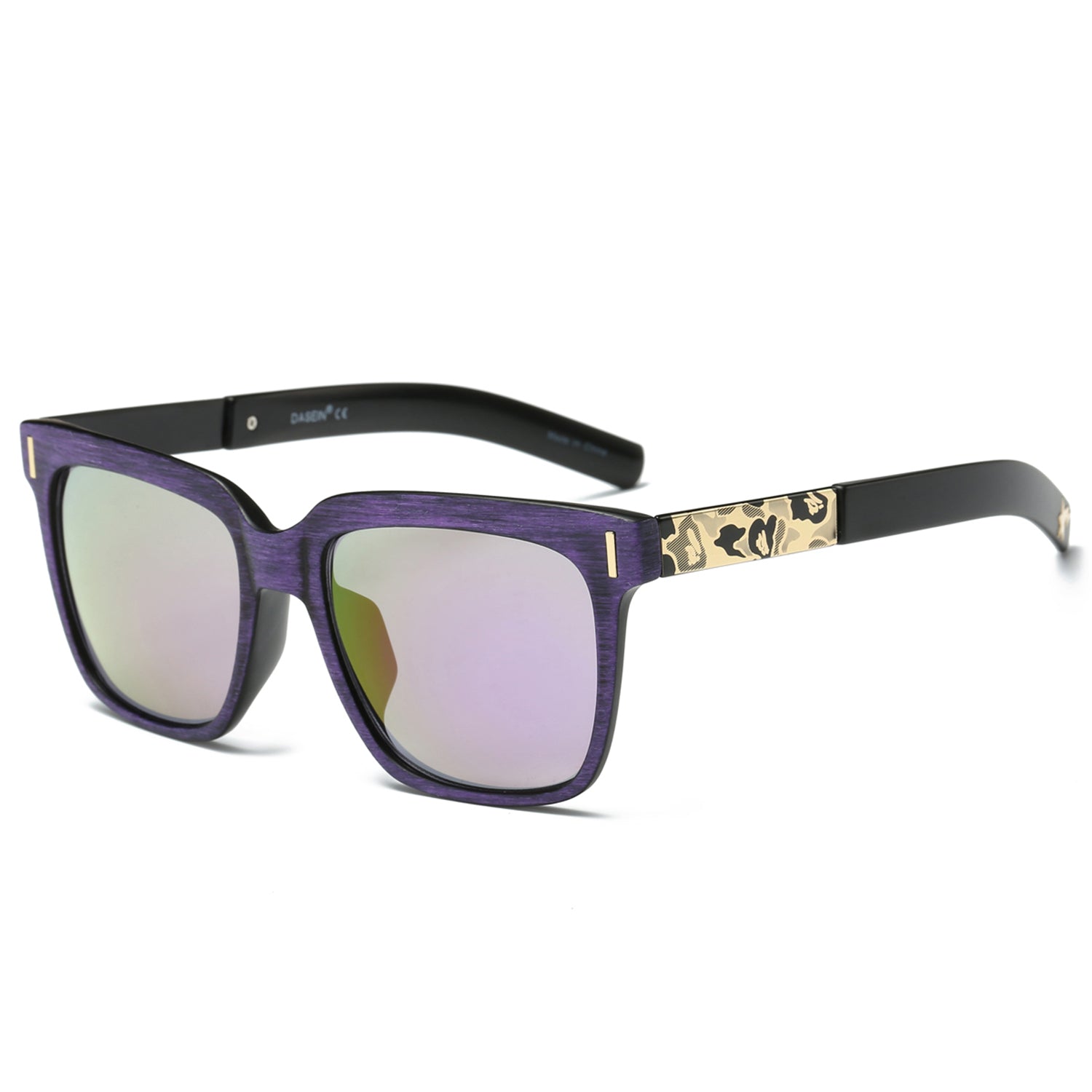 Dasein Fashion Style UV Polarized Sunglasses with Wool-like Frame