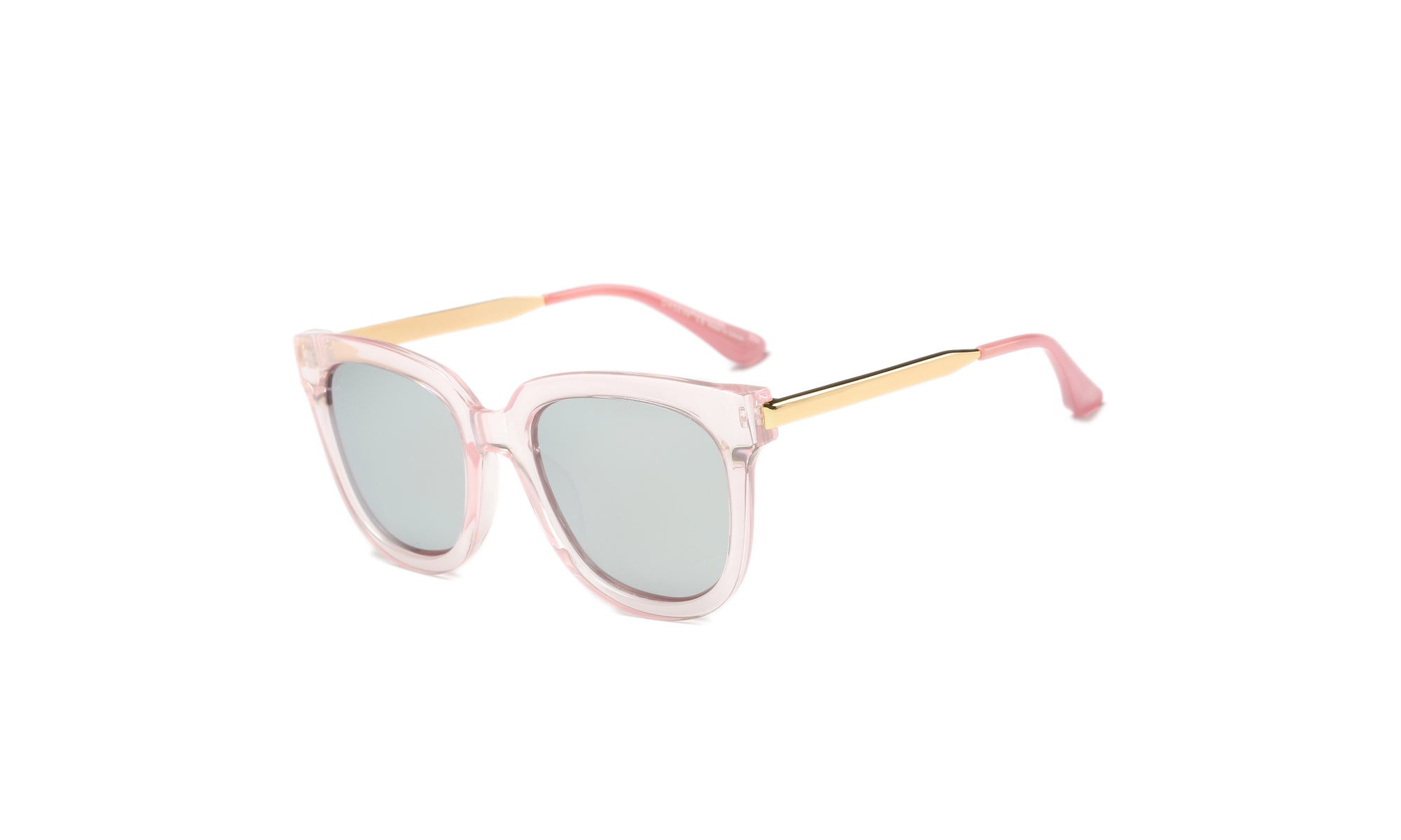 Women's Square Sunglasses Polarized Colored Lens Full Rim Frame Glasses