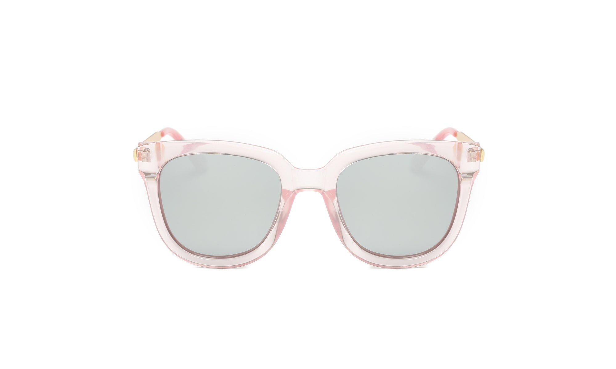 Women's Square Sunglasses Polarized Colored Lens Full Rim Frame Glasses