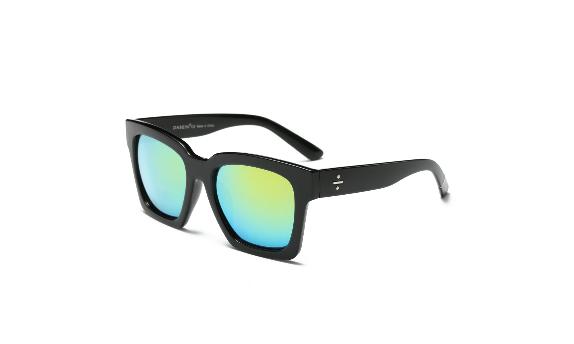 Dasein Women's Square Sunglasses Polarized Colored Lens Full Rim Frame Glasses