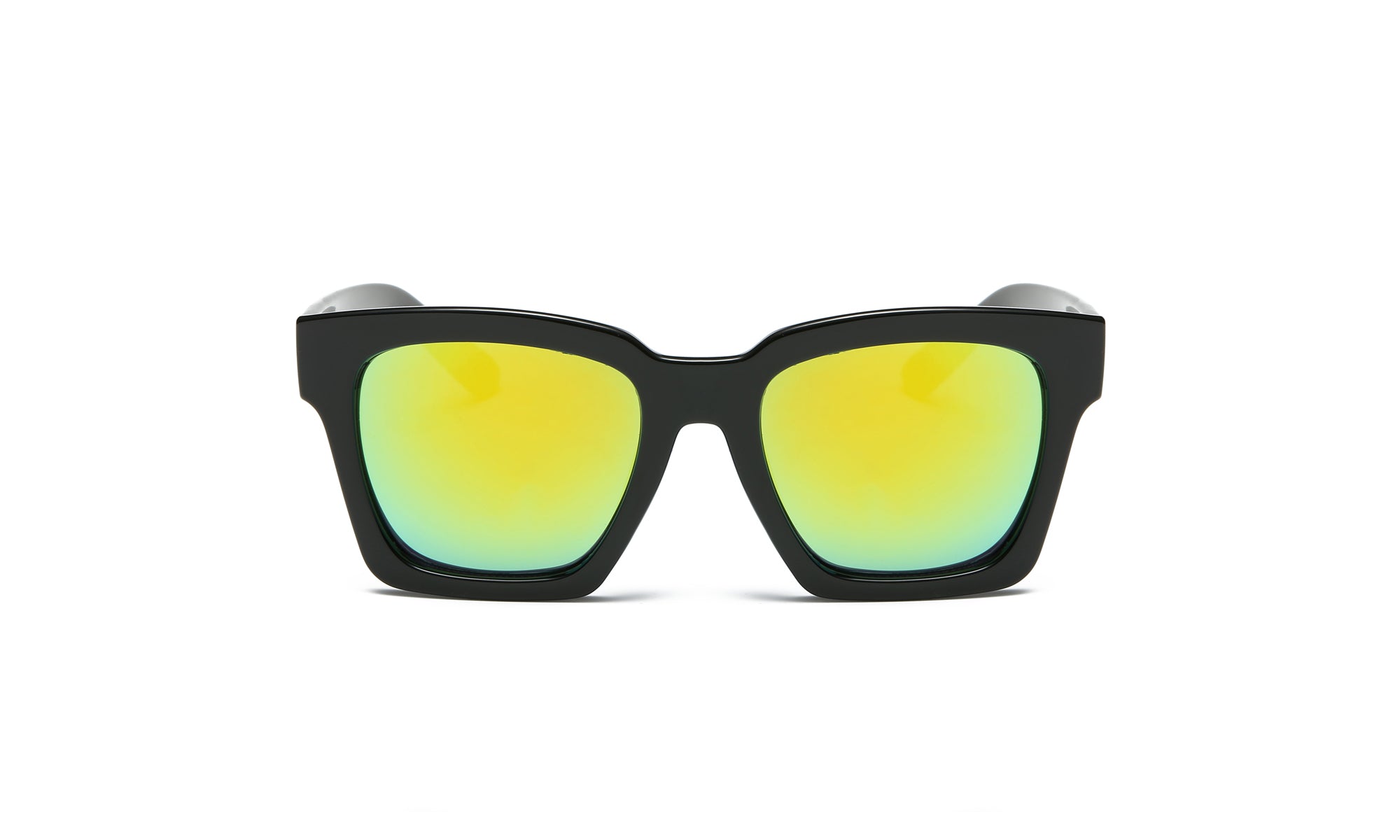 Dasein Women's Square Sunglasses Polarized Colored Lens Full Rim Frame Glasses