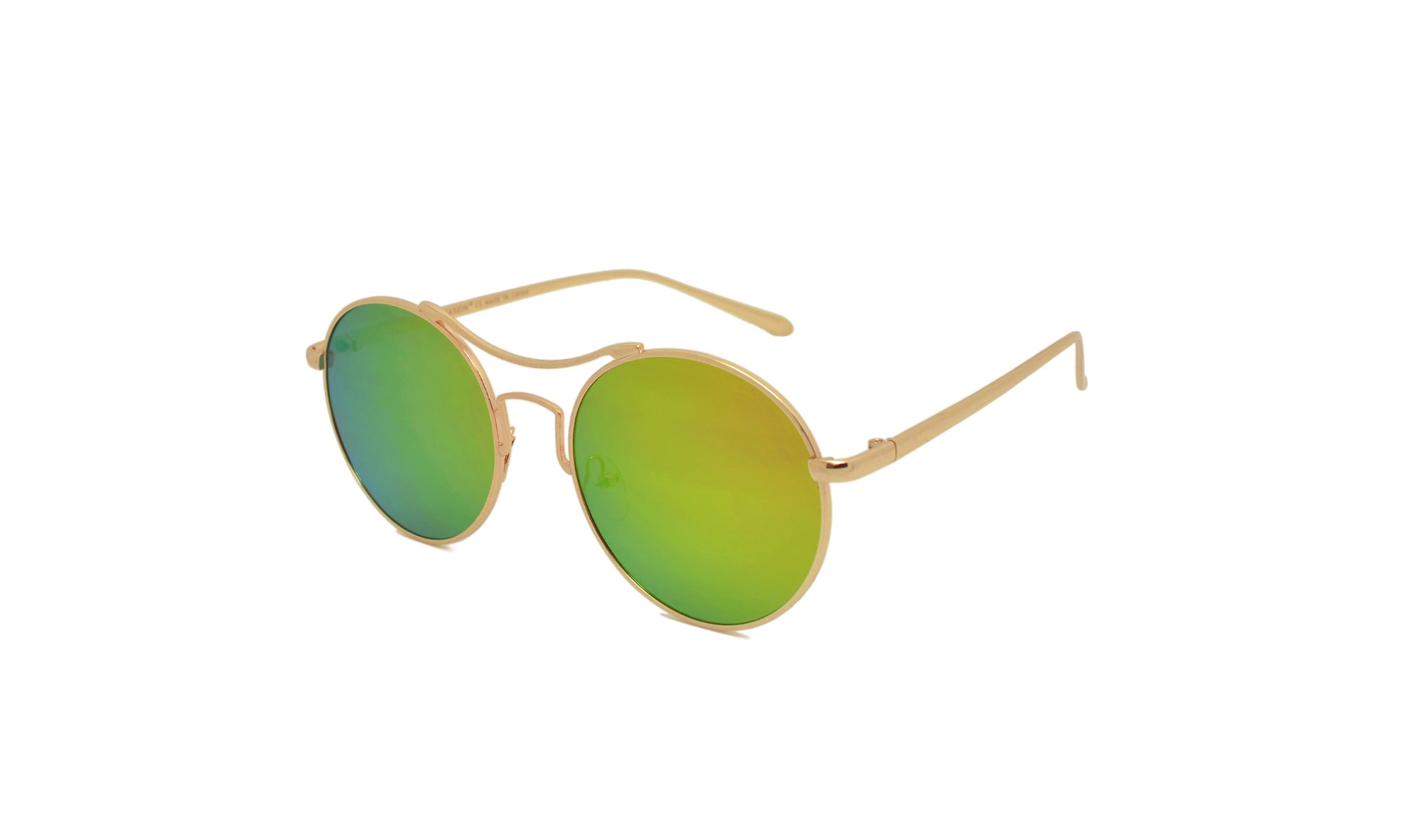 Unisex Classic Metal Sunglasses Polarized Color Lens Aviator Glasses