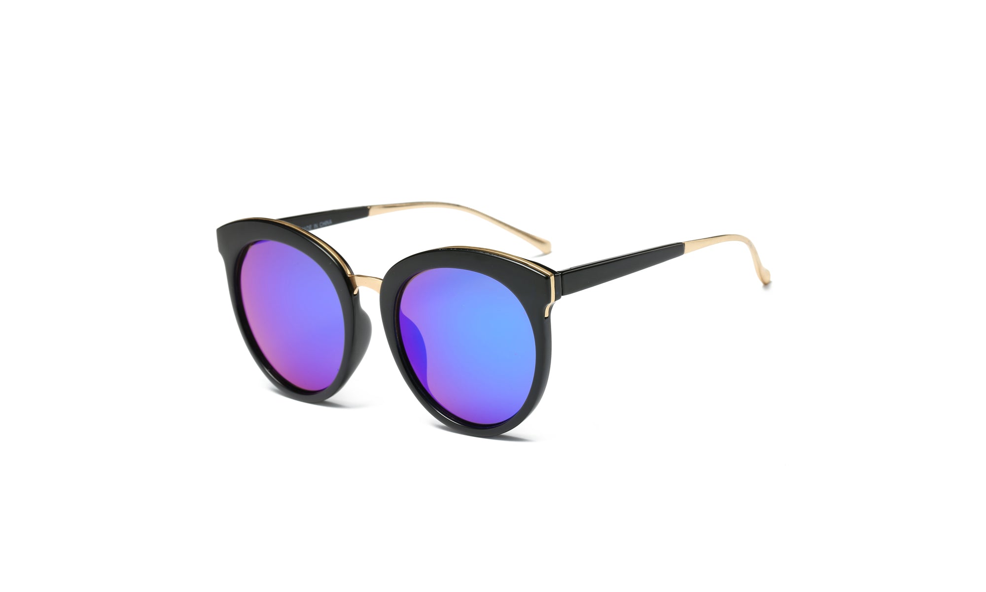 Dasein Vintage Round Sunglasses for Women Classic Retro Designer Style