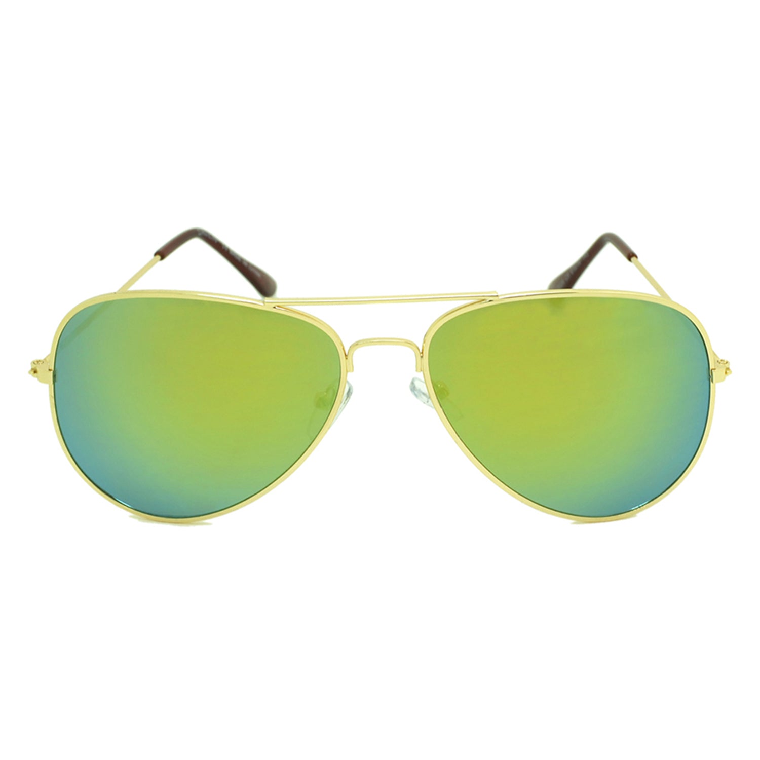 Unisex Classic Metal Sunglasses Polarized Color Lens Aviator Glasses