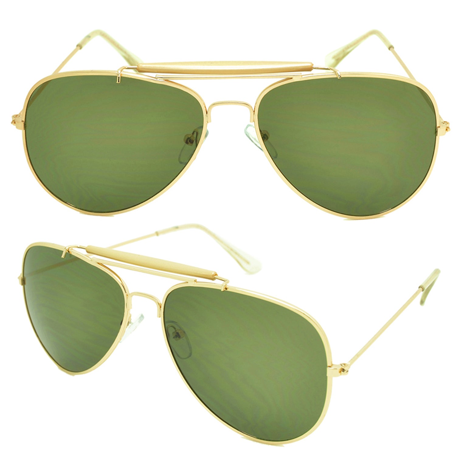 Dasein Metal Aviator Polarized Sunglasses with 100% UV Protection