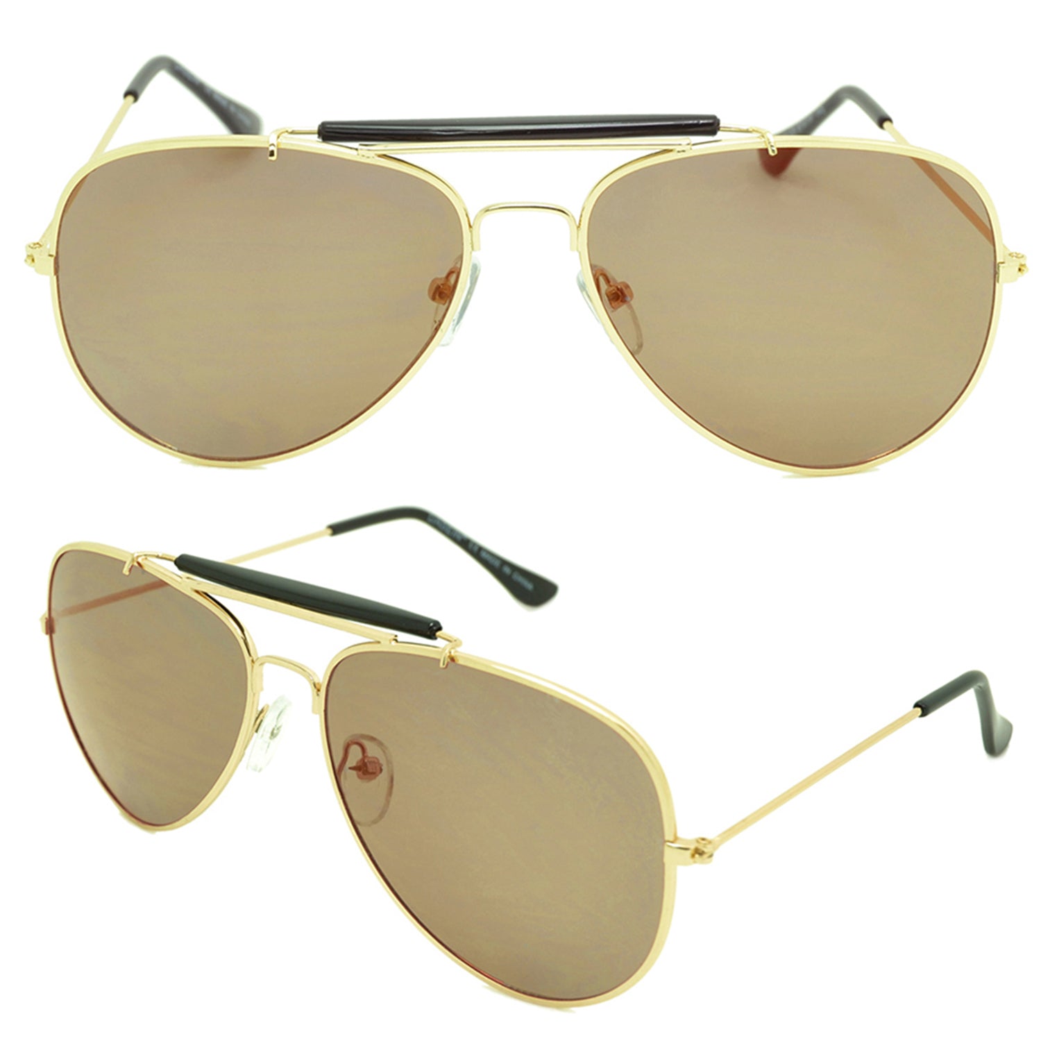 Dasein Metal Aviator Polarized Sunglasses with 100% UV Protection
