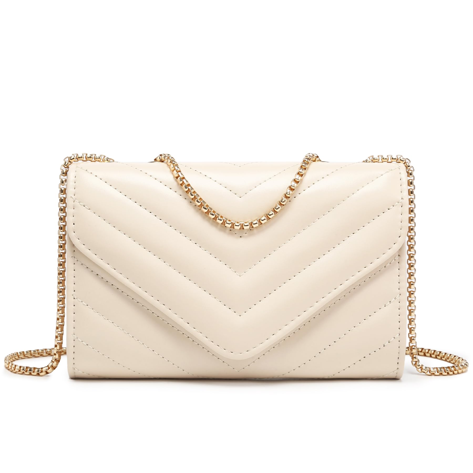 Women Small Quilted Crossbody Bags Stylish Designer Evening Bag Clutch Purses and Handbags with Chain Shoulder Strap