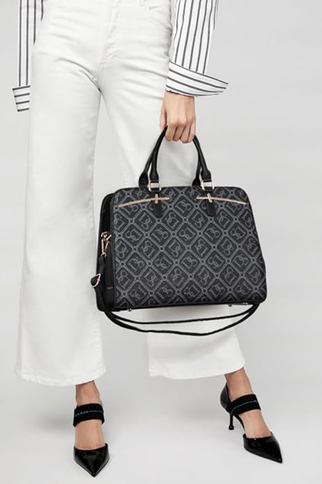 Women Handbag Wallet Tote Shoulder Hobo Bag Top Handle Satchel Purse Set 2pcs with 3 Compartments