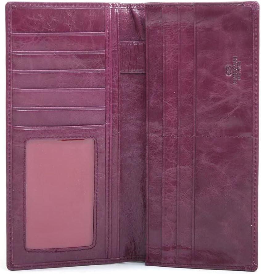 Dasein Anais Gvani Womens Genuine Italian Leather Wallet