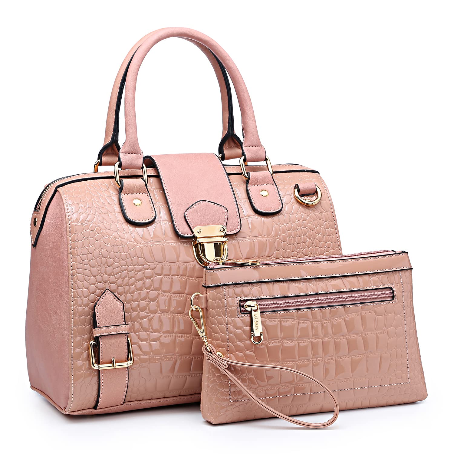 Women Barrel Handbags Fashion Satchel Bags Top Handle Shoulder Purses Vegan Leather Work Tote