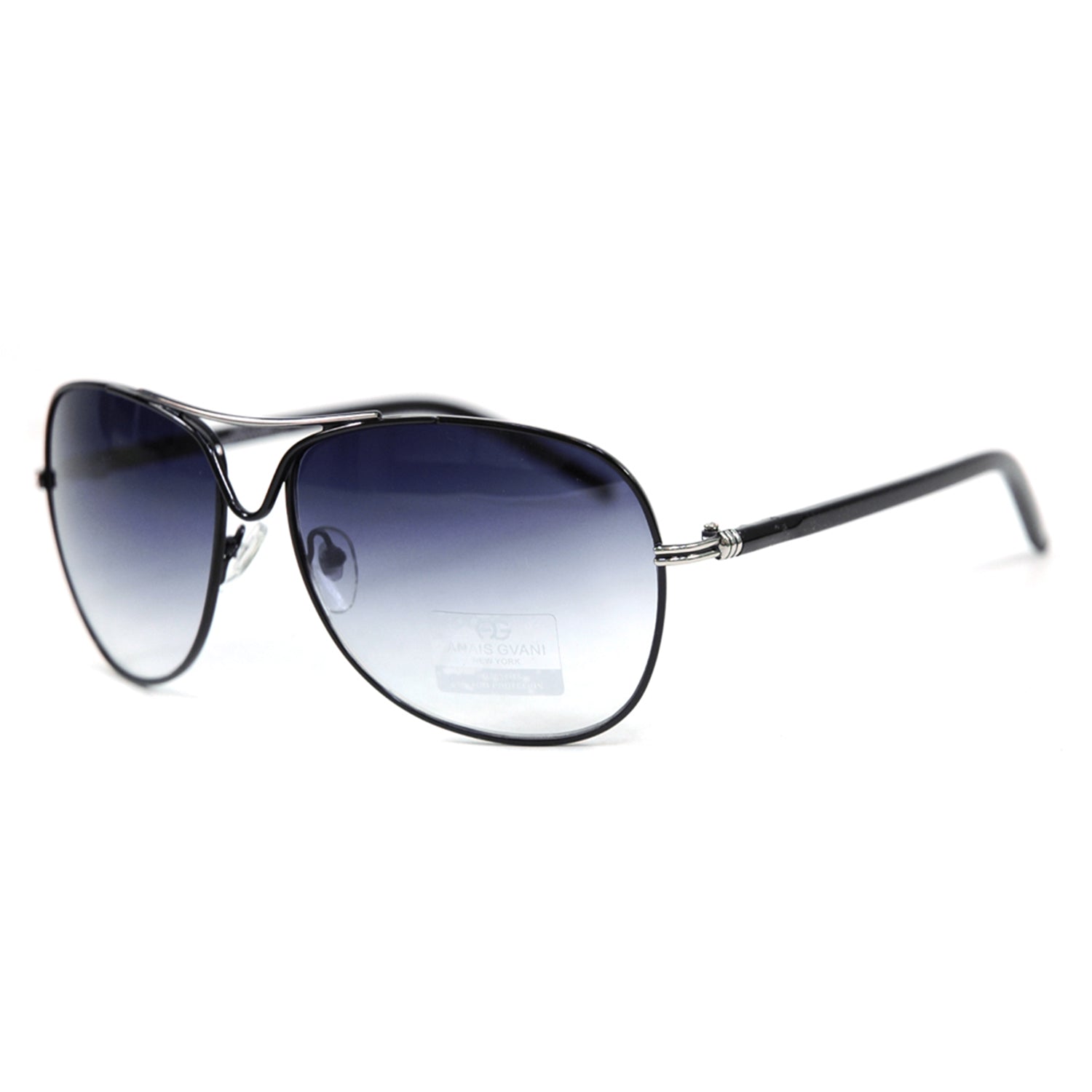 Women's Classic Metal Sunglasses Gradient Color Lens Aviator Sunglasses