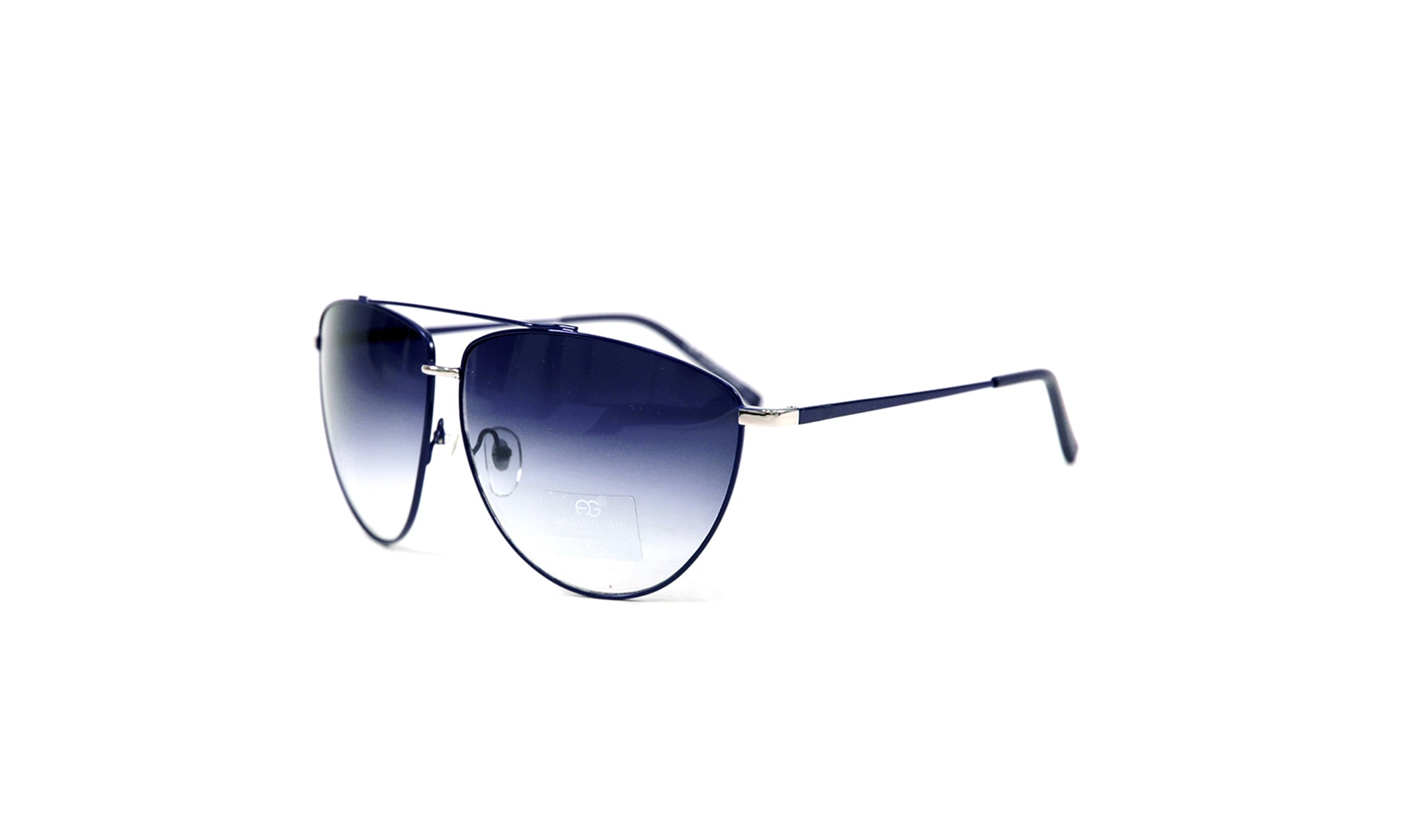 Women's Classic Metal Sunglasses Gradient Color Lens Aviator Sunglasses