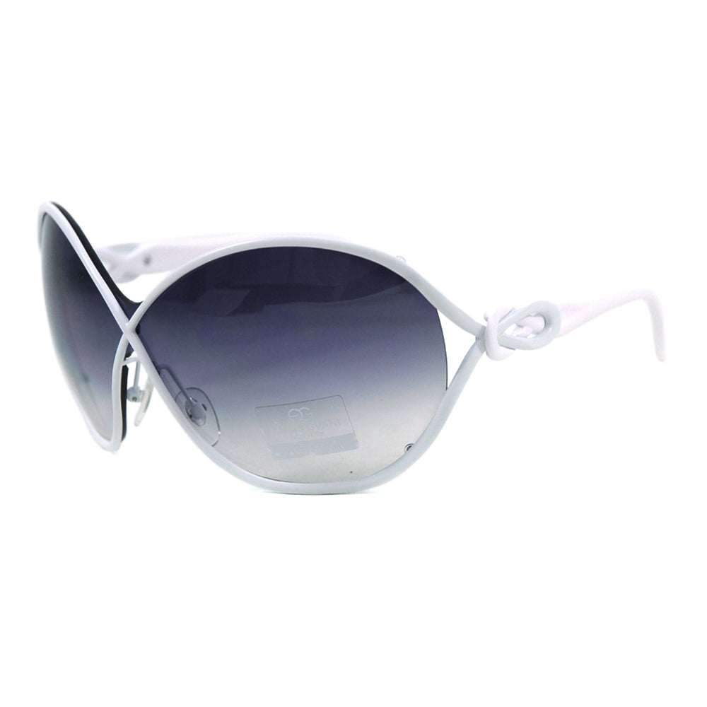 Dasein Classic UV Aviator Mirrored Flat Lens Sunglasses