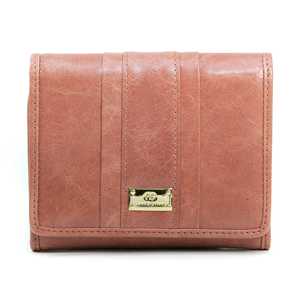 Dasein Women Italian Genuine Leather Wallet Small Card Holder