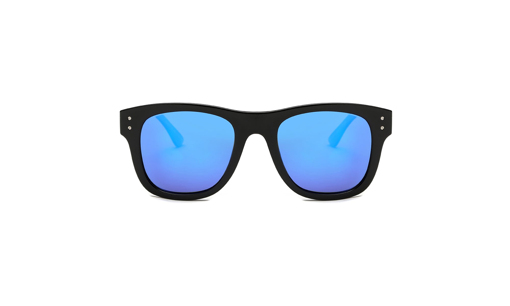 Women's Square Sunglasses Polarized Colored Lens Full Rim Frame Glasses