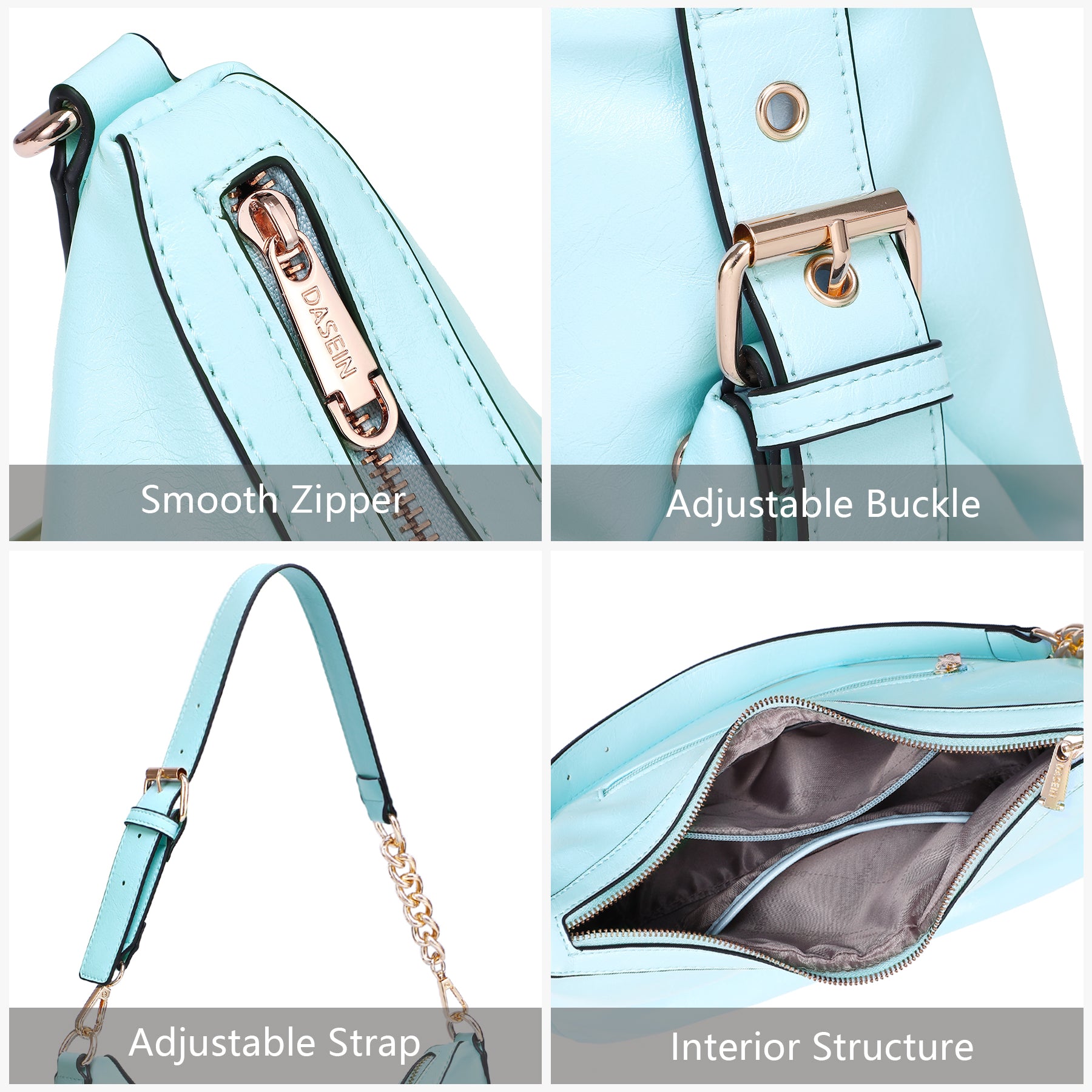 Womens Retro Hobo Bag Trendy Shoulder Purse Multi-Pocket Handbags Tote for Work/Shopping/Travel
