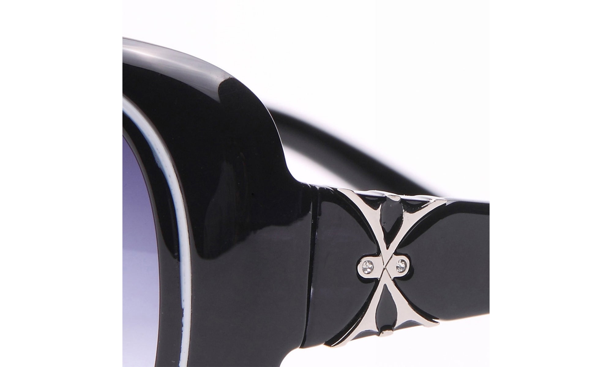 Dasein Fashion Wide Sunglasses with Outline Accent UV Polarized