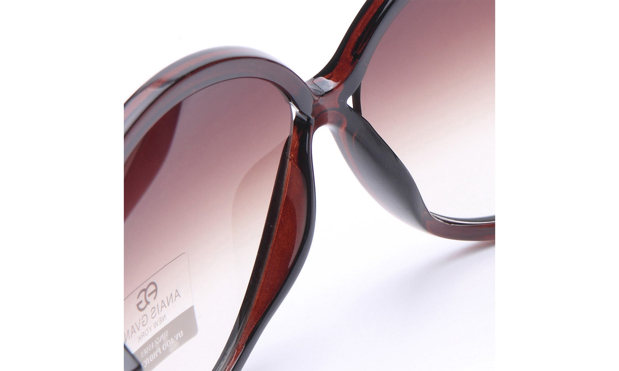 Dasein Chic Open Temple Fashion Sunglasses with Outline Accent UV Polarized
