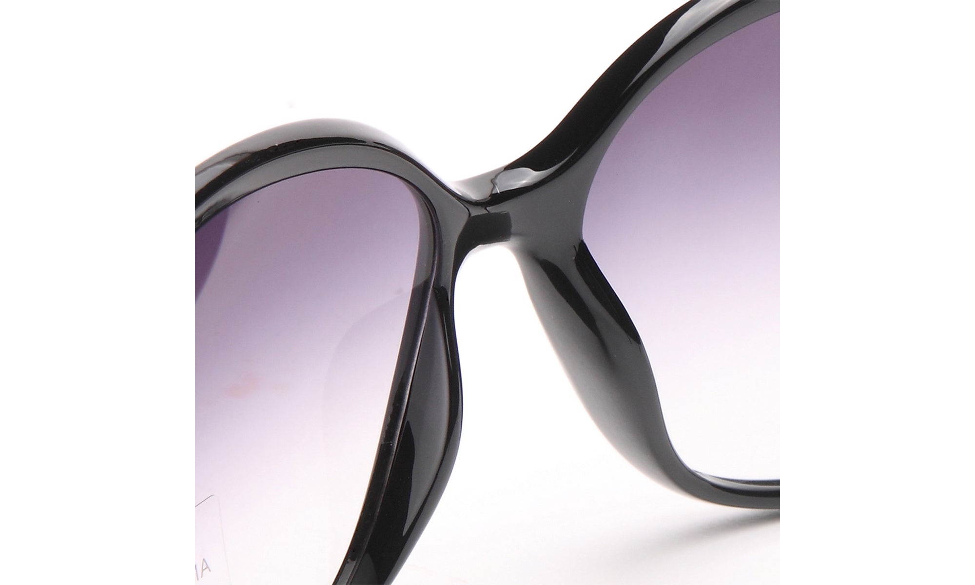 Dasein Fashion Round Box Frame Sunglasses with Outline Accent UV Polarized