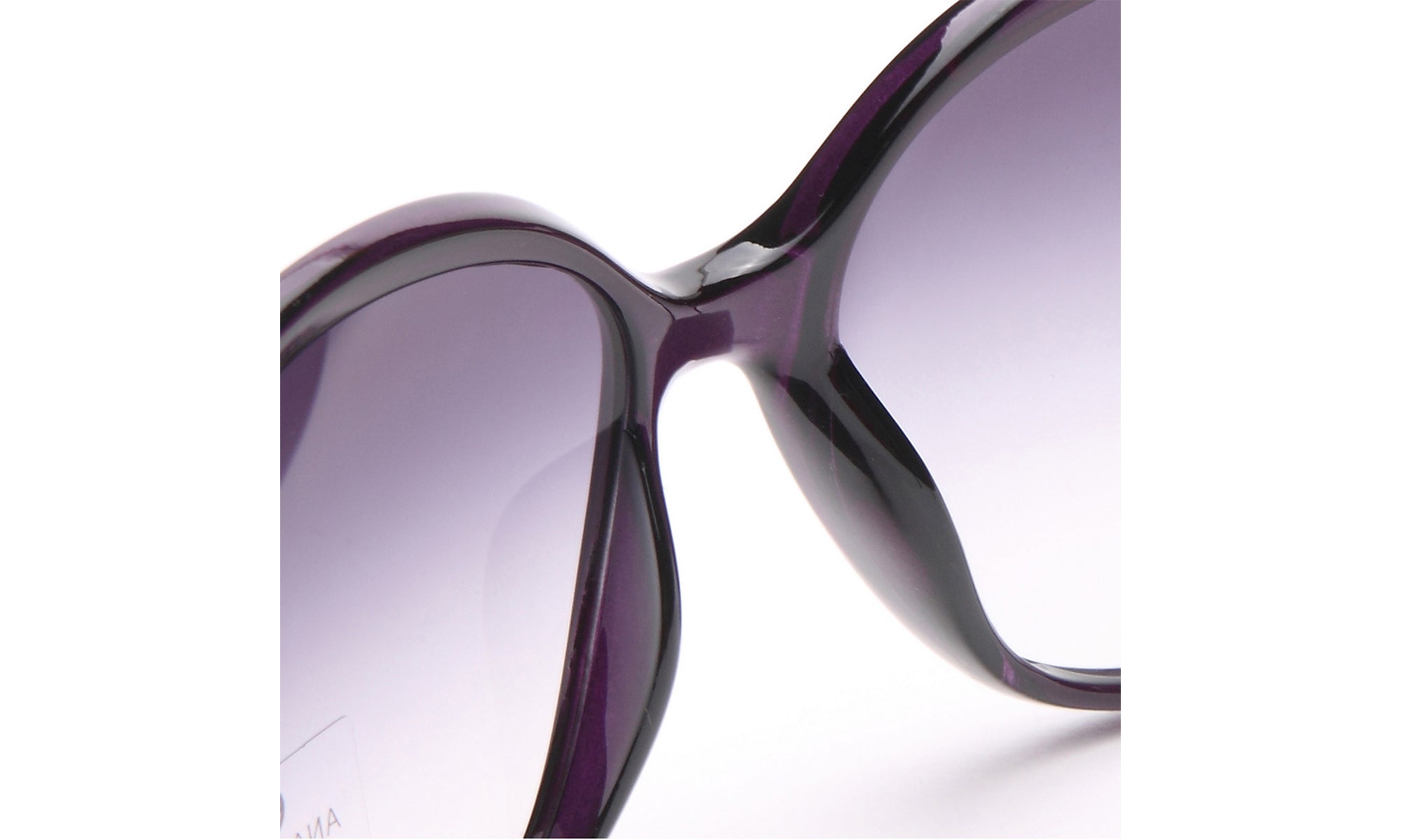 Dasein Fashion Round Box Frame Sunglasses with Outline Accent UV Polarized
