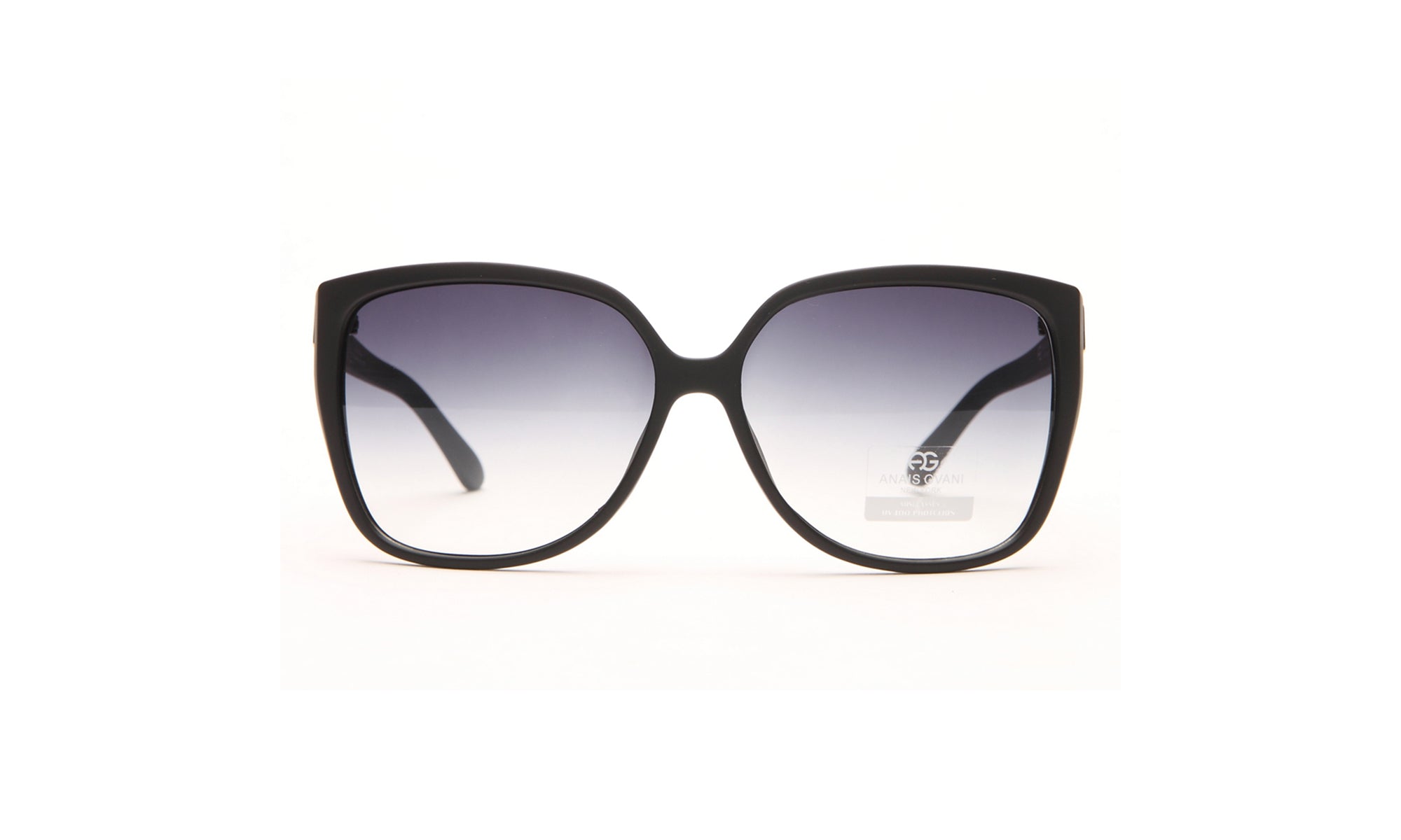 Dasein Fashion Smooth Plastic Classic Sunglasses with Outline Accent UV Polarized
