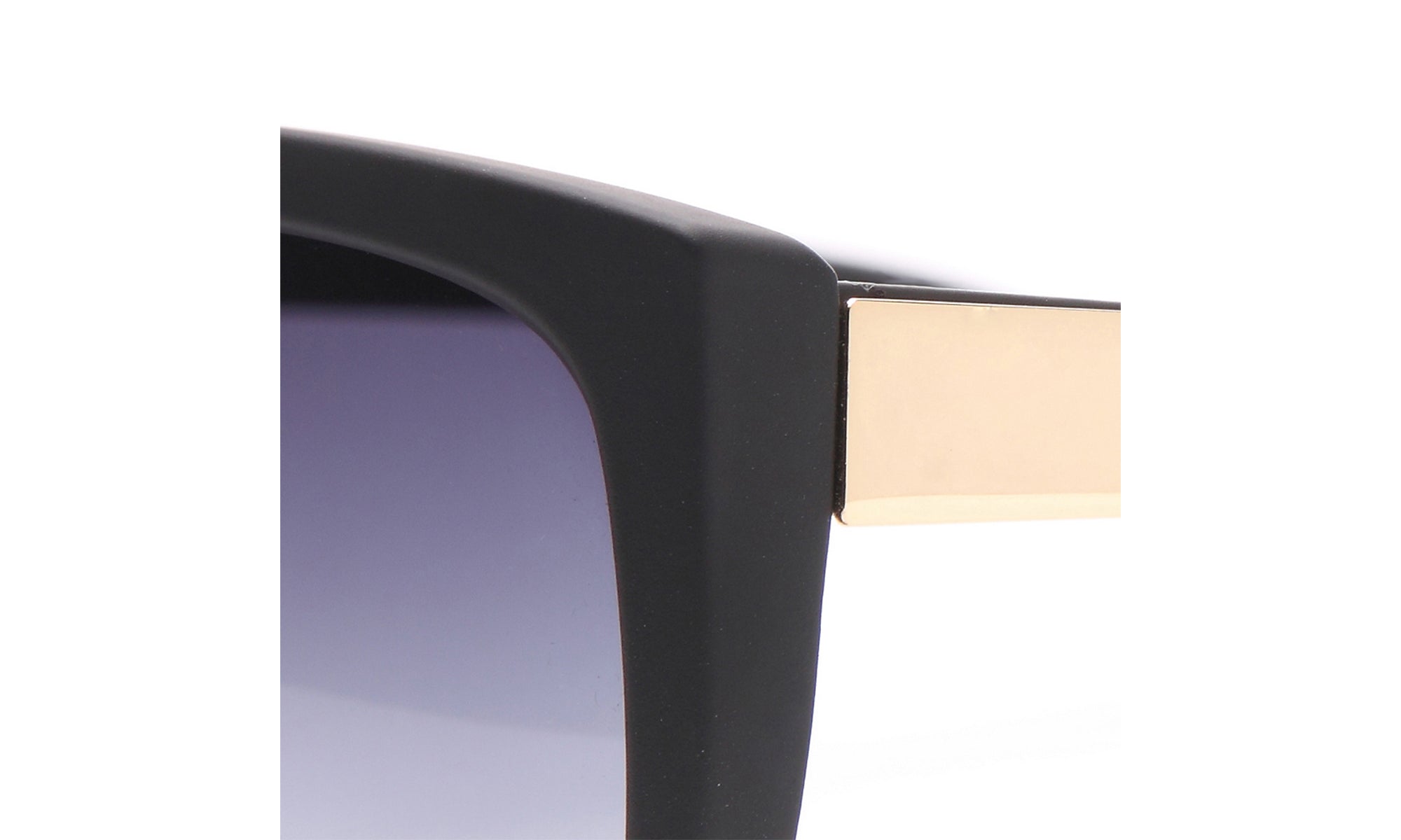 Dasein Fashion Smooth Plastic Classic Sunglasses with Outline Accent UV Polarized