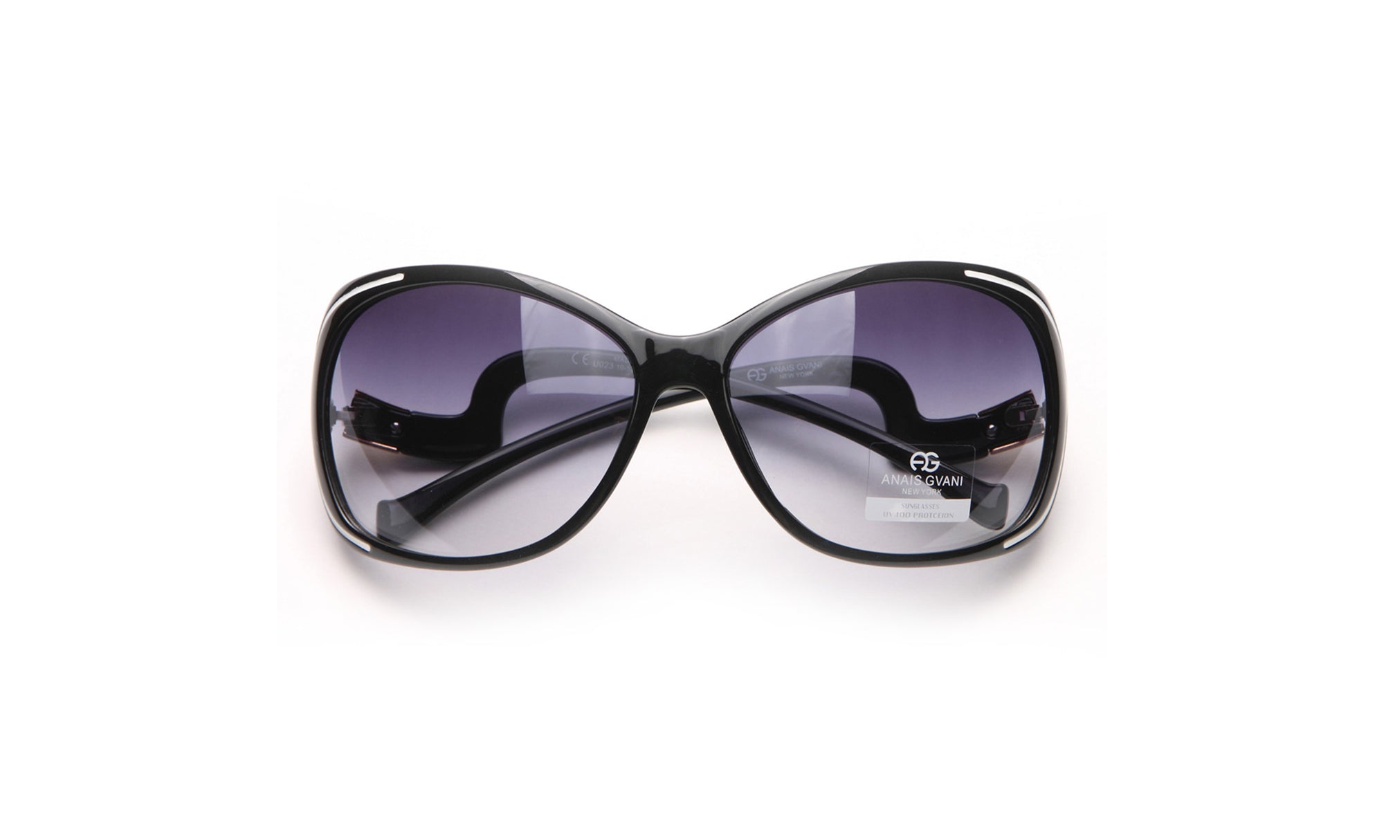 Dasein Fashion Outlined Sunglasses with Curvy Details