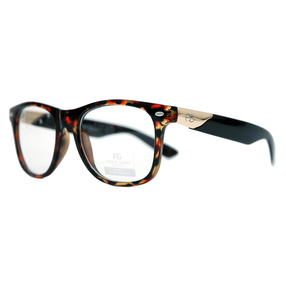 Dasein Square Polarized Sunglasses with Thick Metal Arms